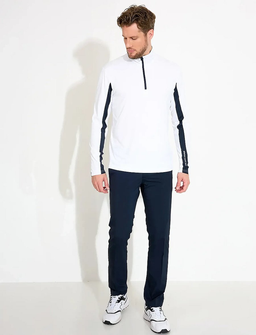 Abacus - Mens Aloha UV longsleeve - alussärgid - white/navy - 4