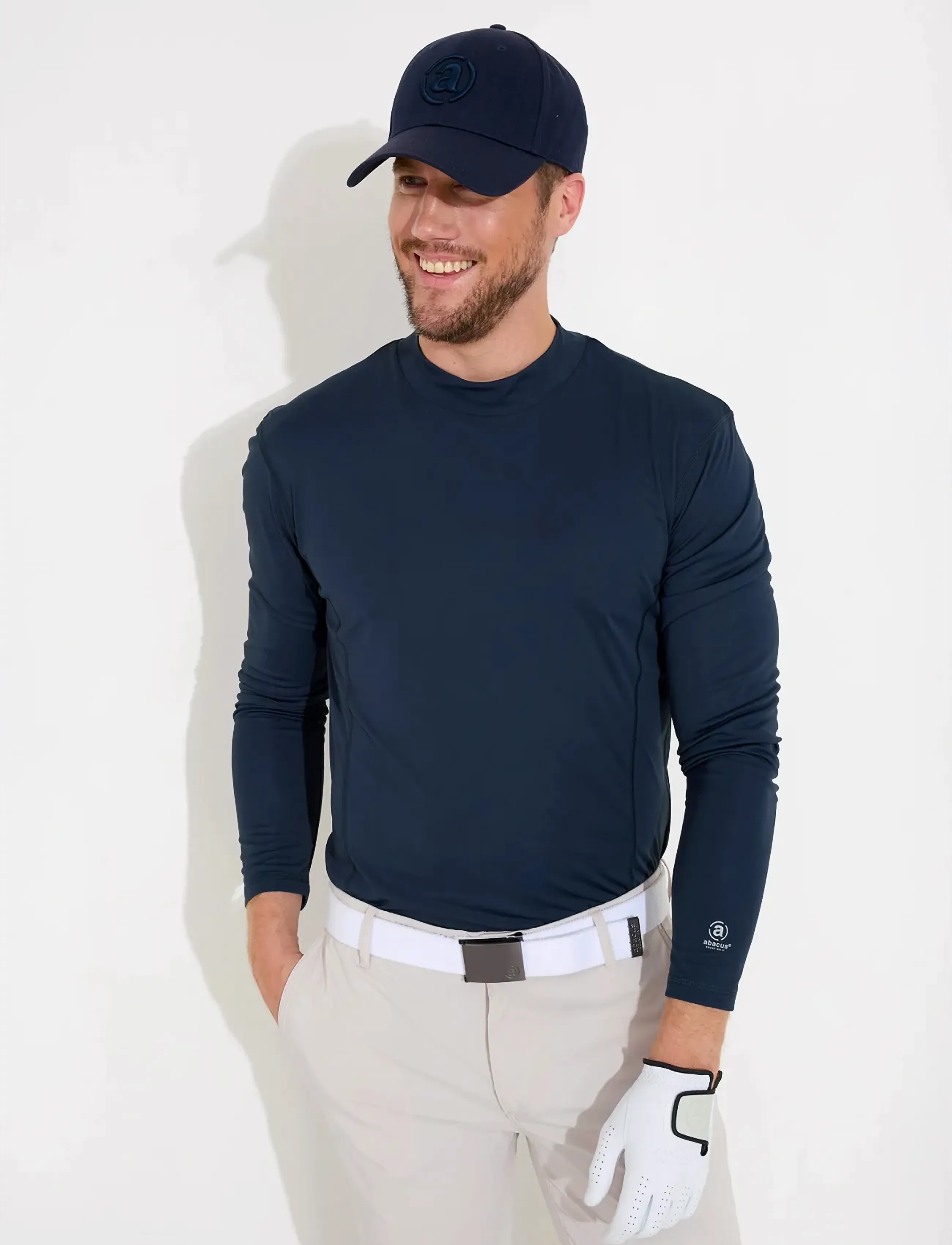 Abacus Mens Aloha UV turtle neck - T-shirts - NAVY / navy