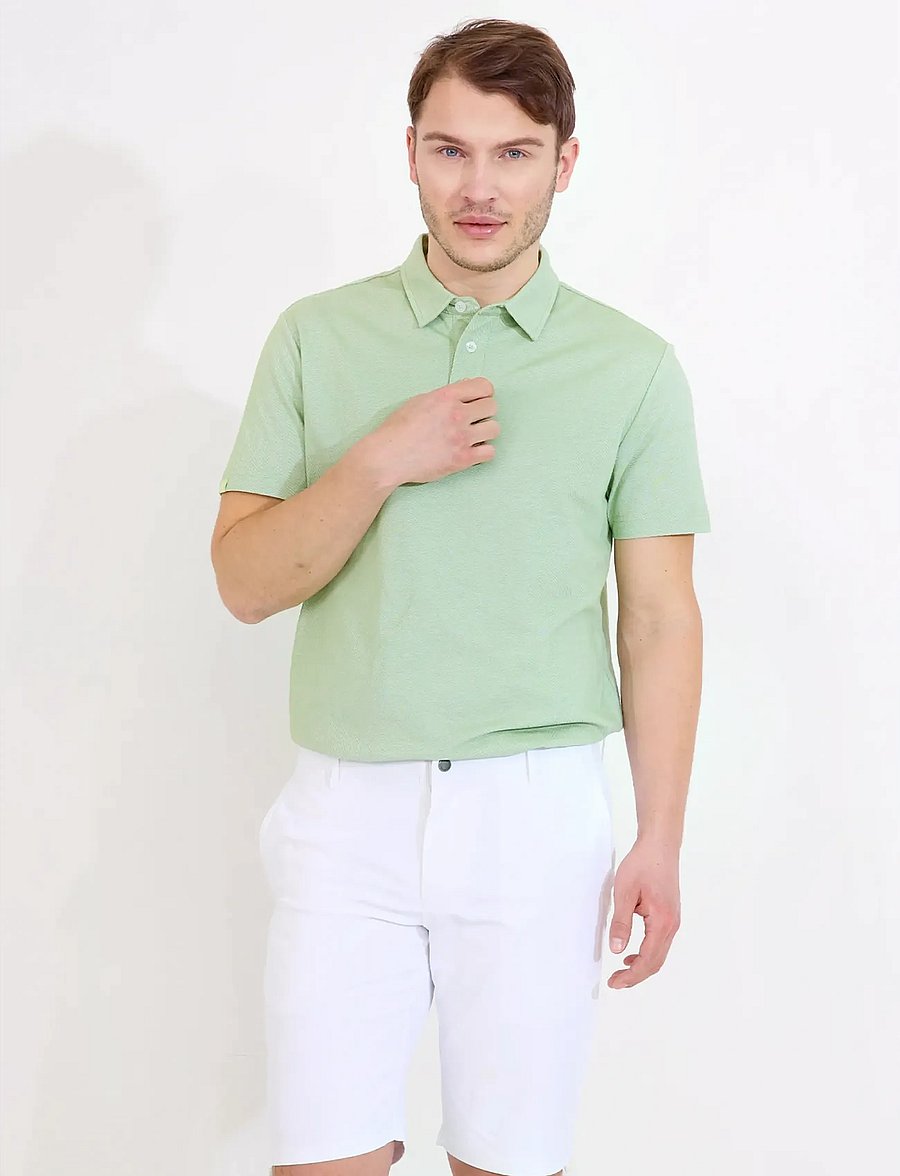 Abacus - Mens Hillside polo - toppe & t-shirts - apple - 0