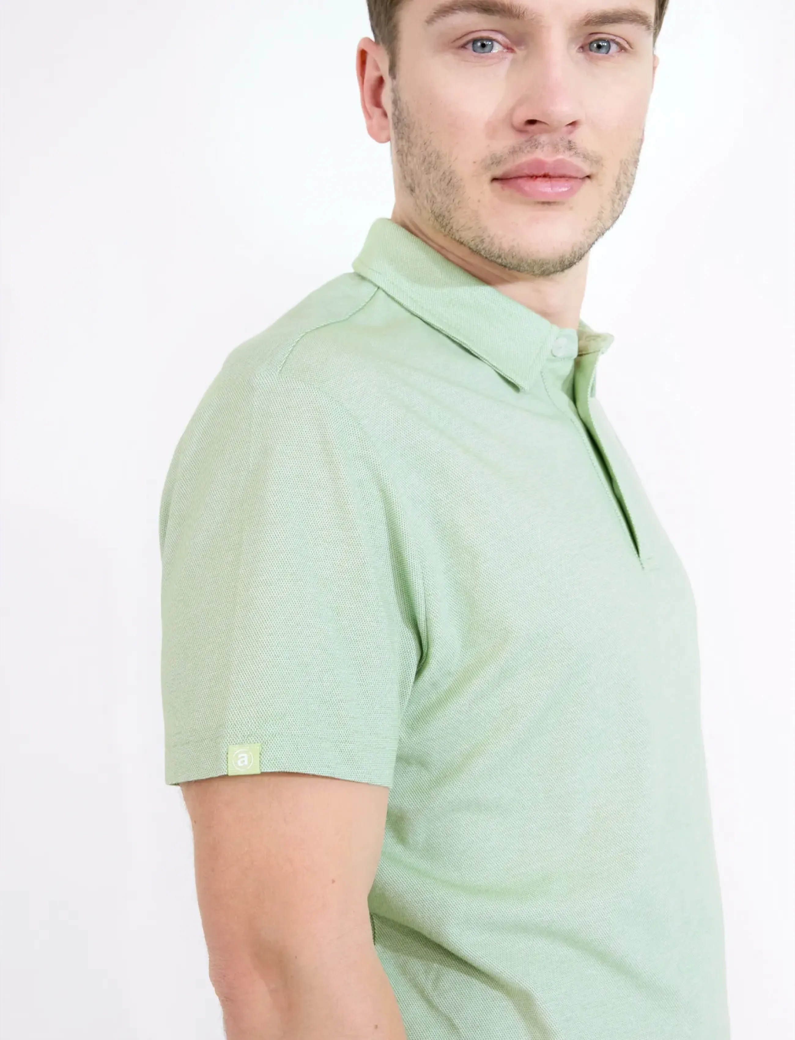 Abacus - Mens Hillside polo - polos - apple - 4