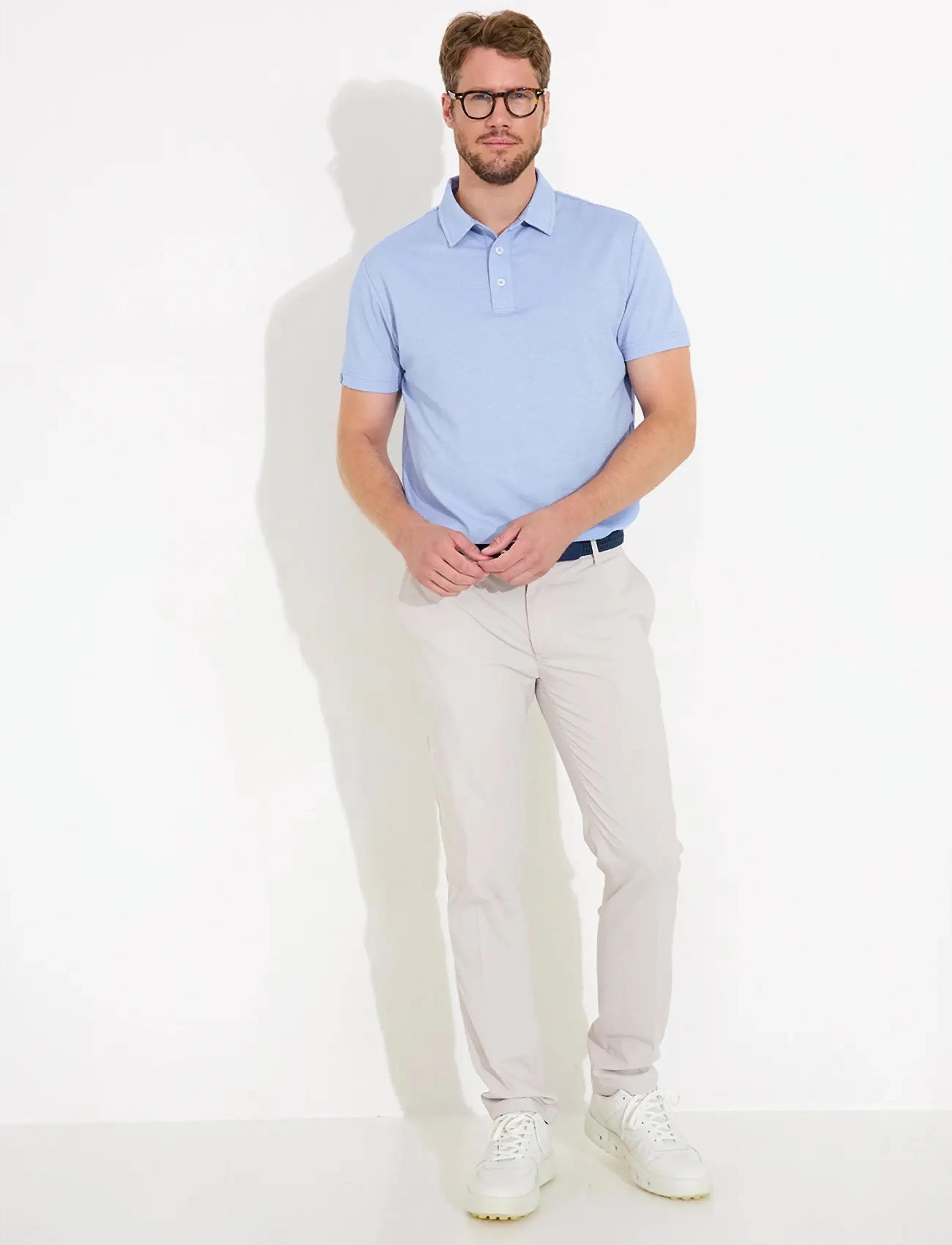 Abacus - Mens Hillside polo - polos - oxfordblue - 3