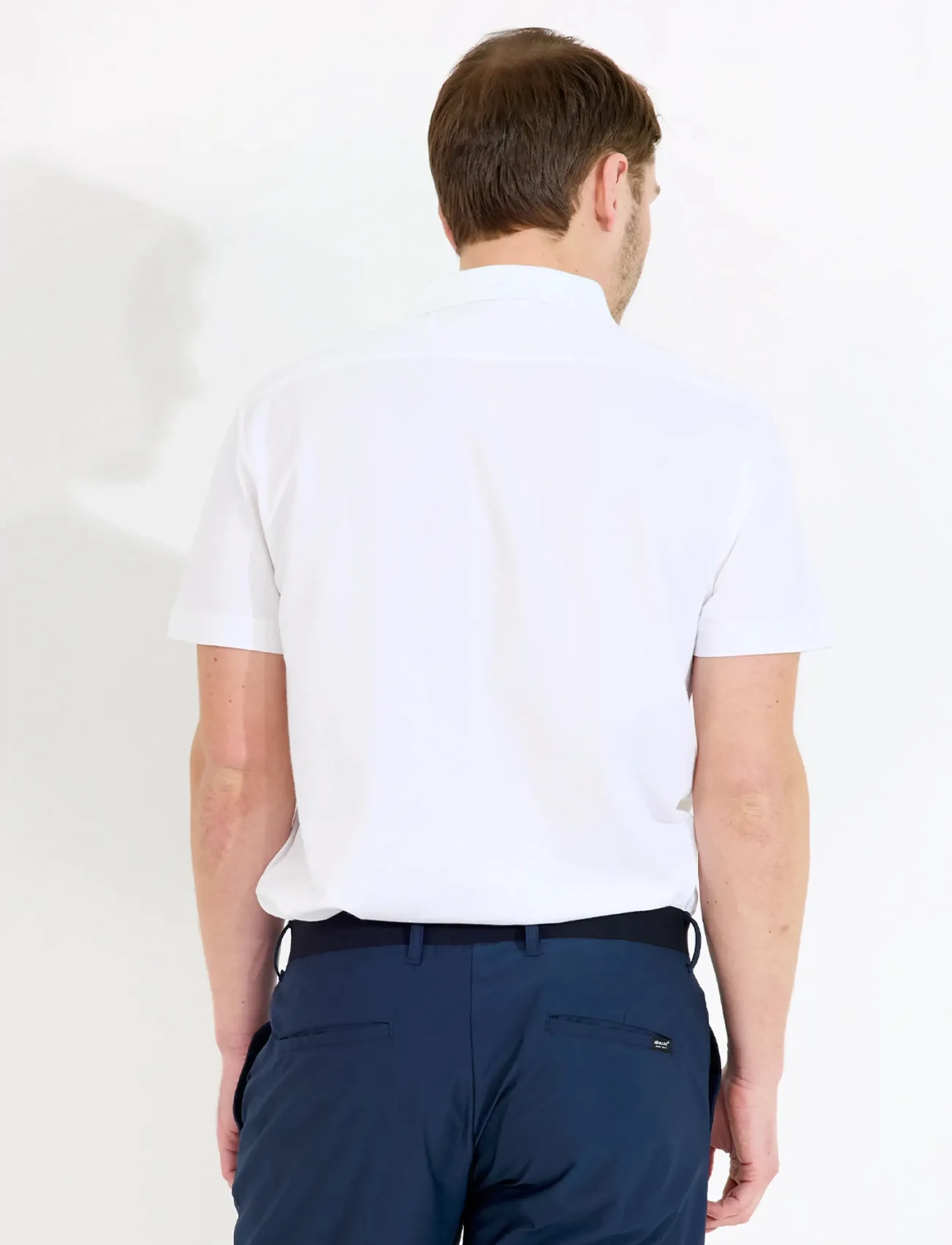 Abacus - Mens Hillside polo - toppe & t-shirts - white - 2