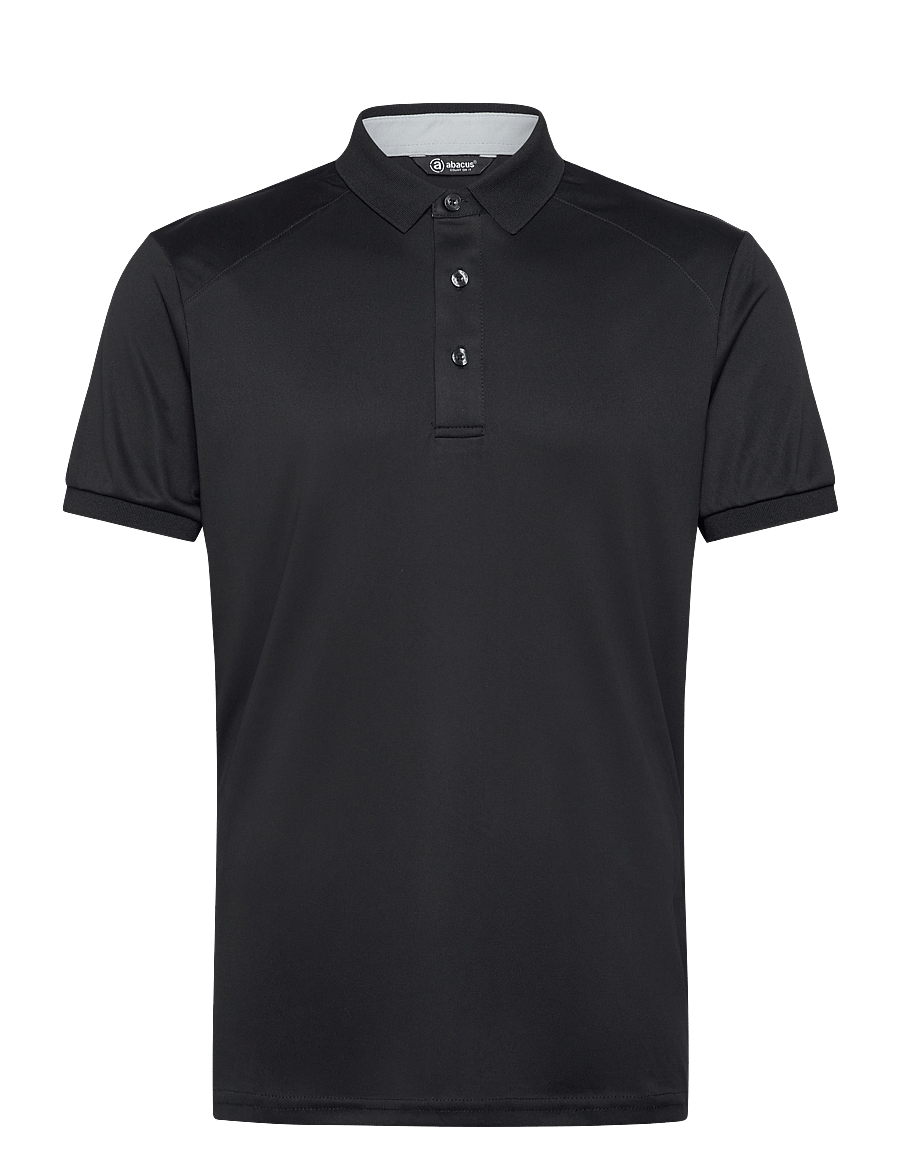 Abacus - Mens Hammel recycled polo - toppar & t-shirts - black - 0