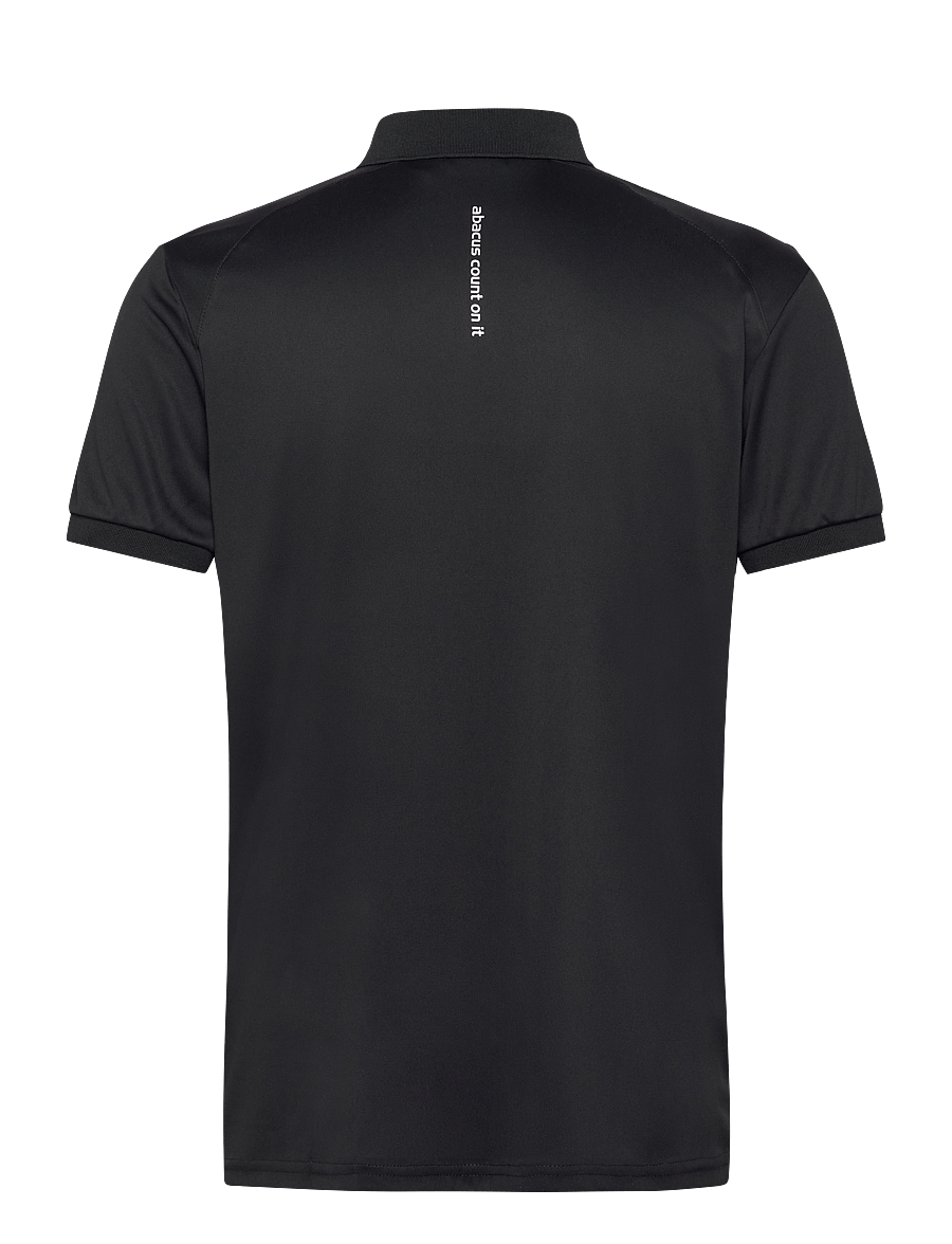 Abacus - Mens Hammel recycled polo - toppar & t-shirts - black - 1