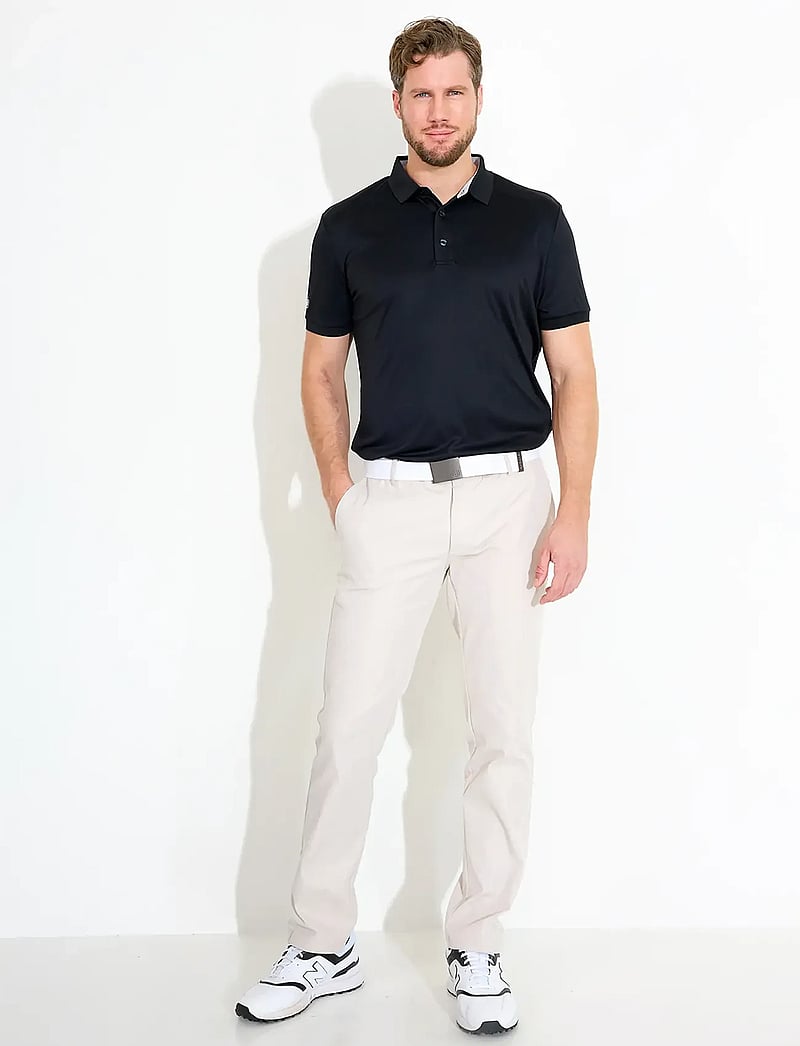 Abacus - Mens Hammel recycled polo - oberteile & t-shirts - black - 3