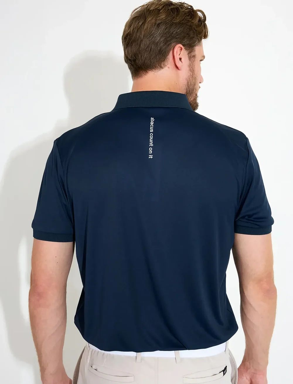 Abacus - Mens Hammel recycled polo - oberteile & t-shirts - navy - 3