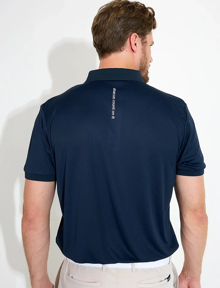 Abacus - Mens Hammel recycled polo - alussärgid ja t-särgid - navy - 3