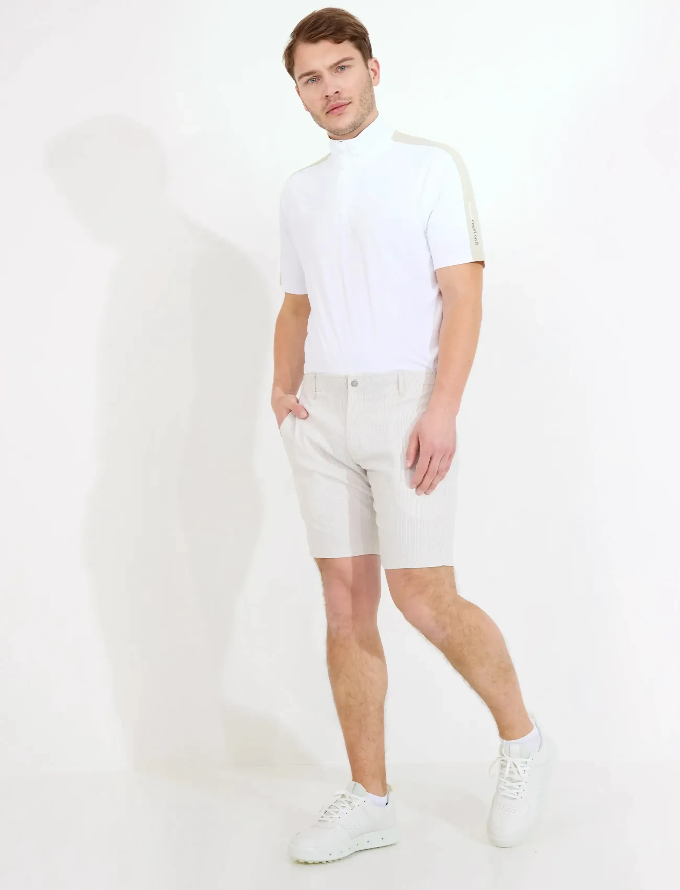 Abacus - Mens Brassie shorts - golfshorts - lt.sand - 3