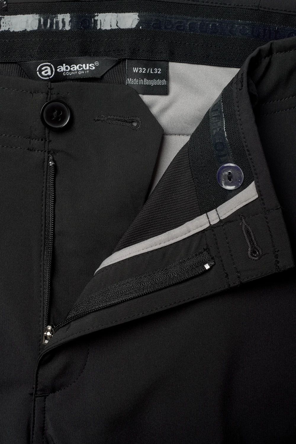 Abacus - Mens Cleek flex trousers - golfhosen - black - 3