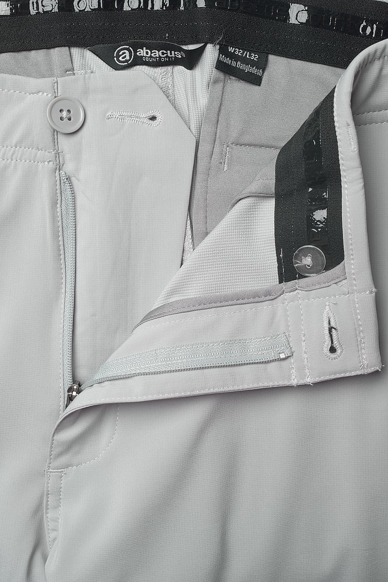 Abacus - Mens Cleek flex trousers - golfbyxor - lt.grey - 3