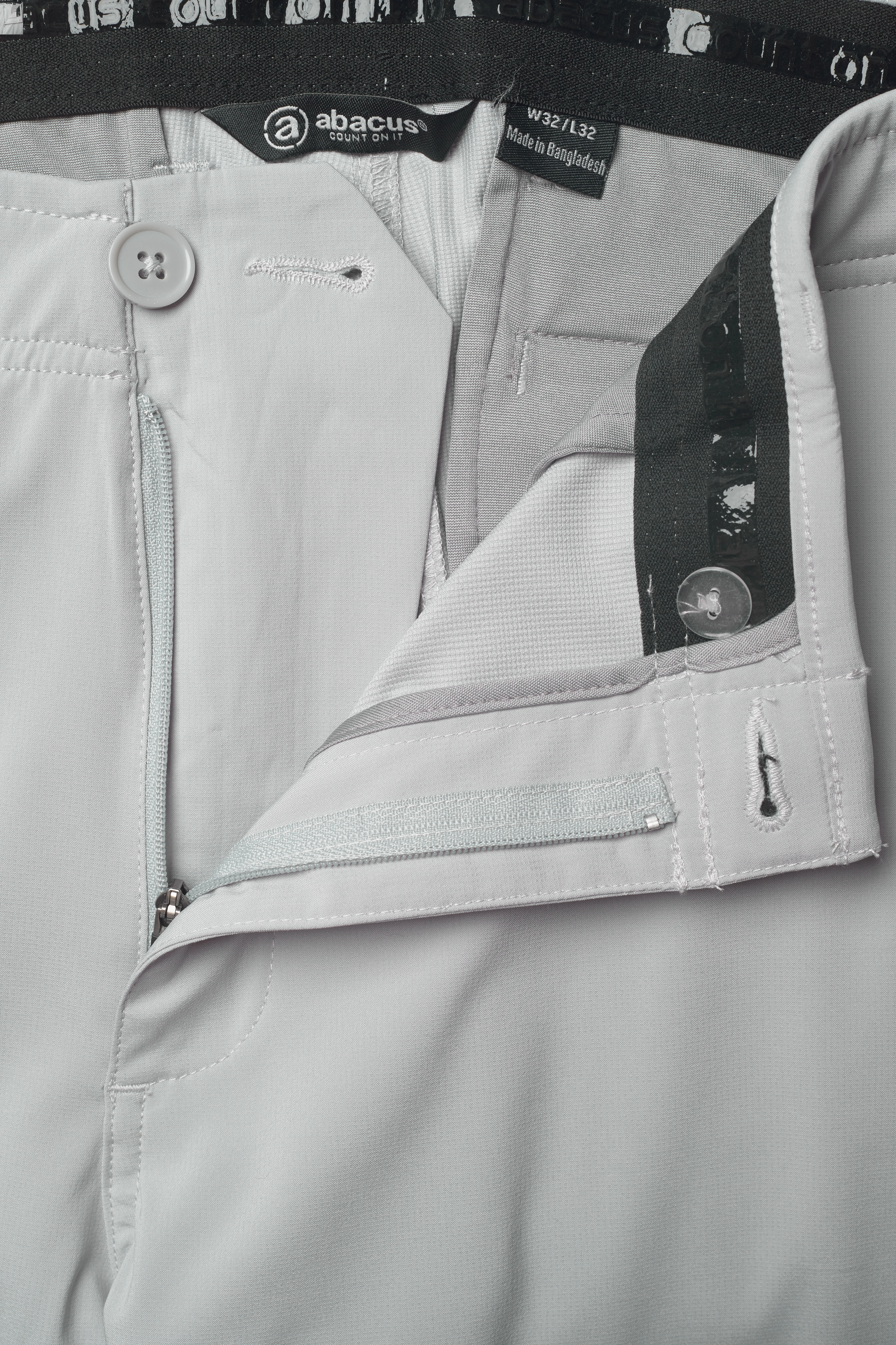 Abacus - Mens Cleek flex trousers - golfbyxor - lt.grey - 3