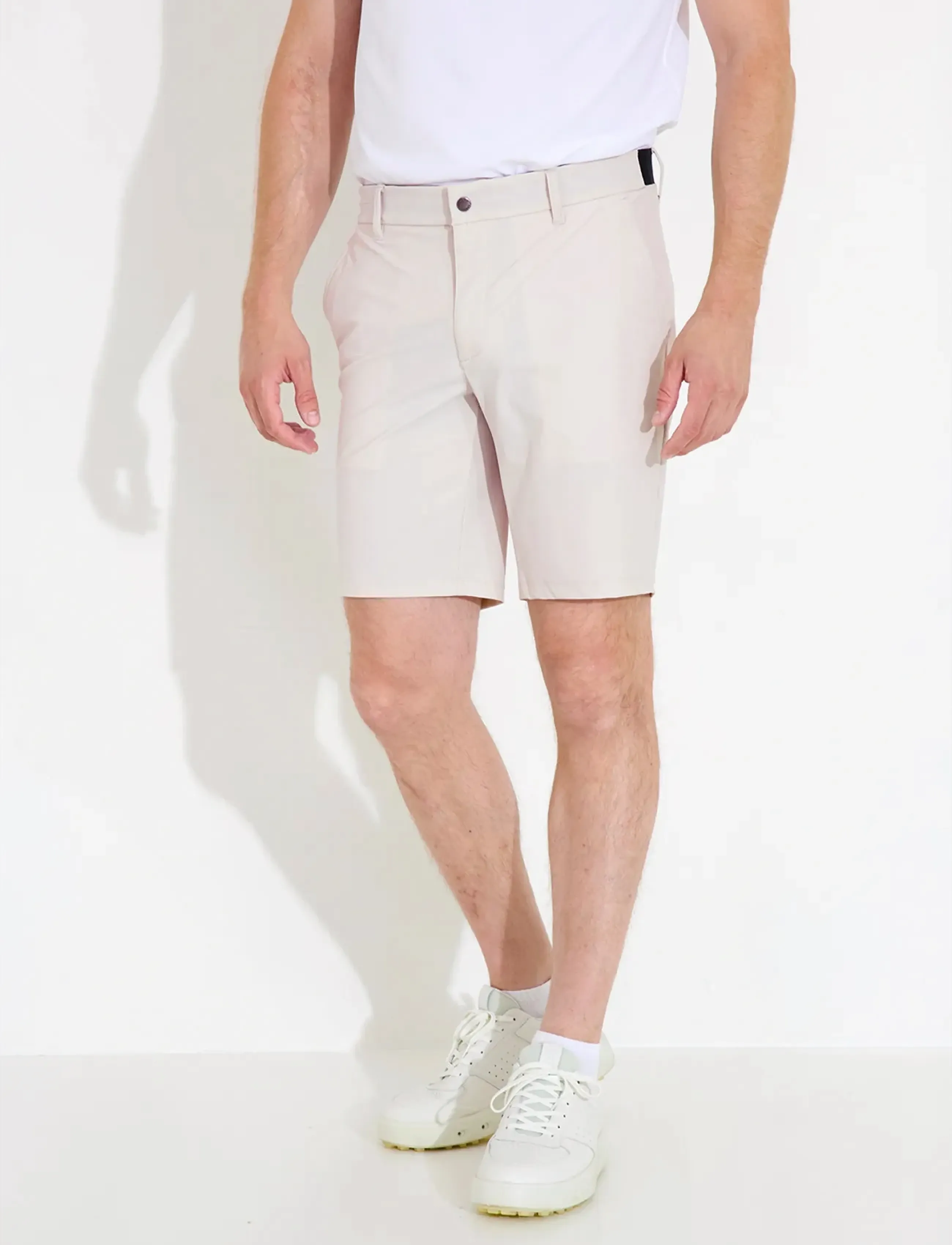Abacus Mens Putter Shorts, Mænd, Golf Shorts, Cream, Str: 34