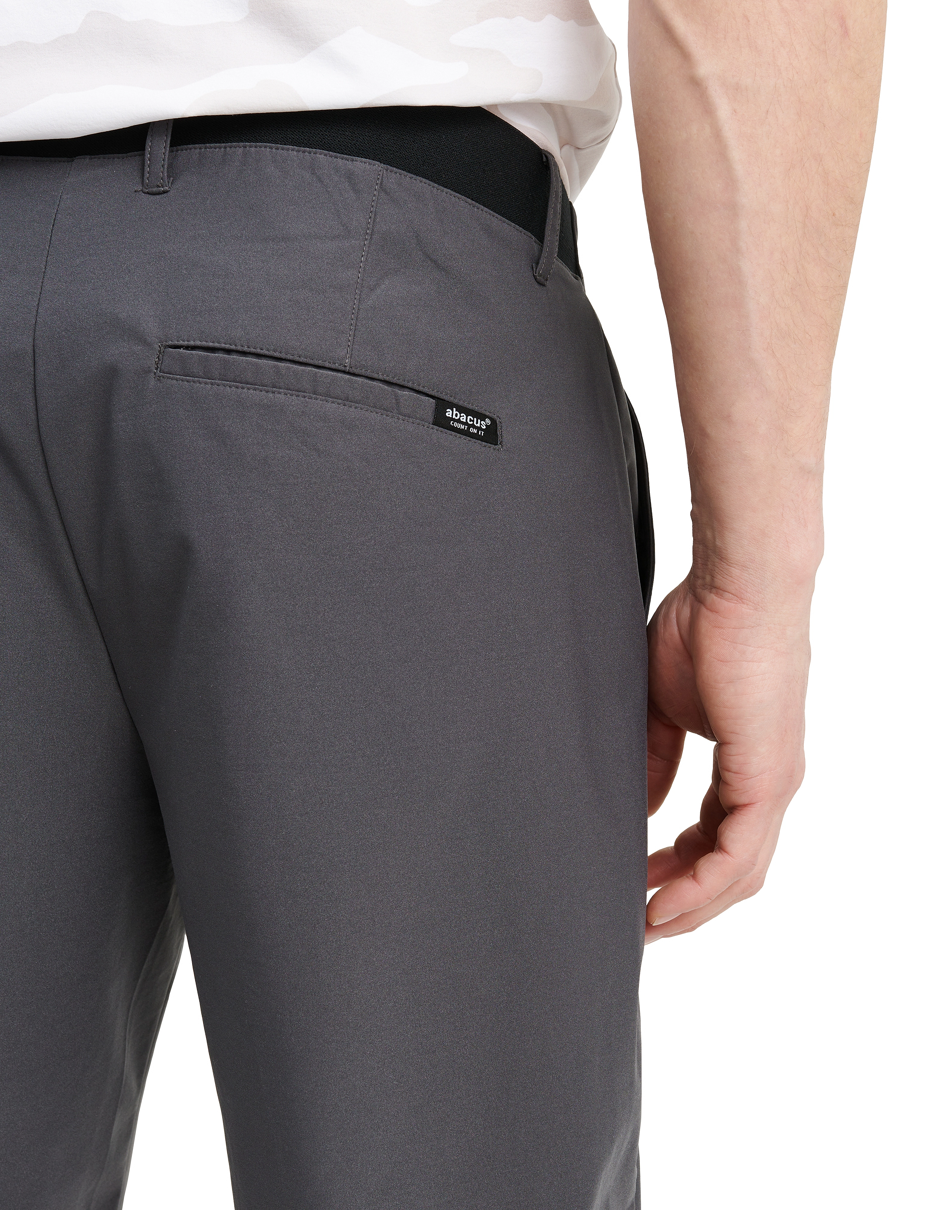 Abacus - Men Mellion Stretch shorts - dk.grey - 2