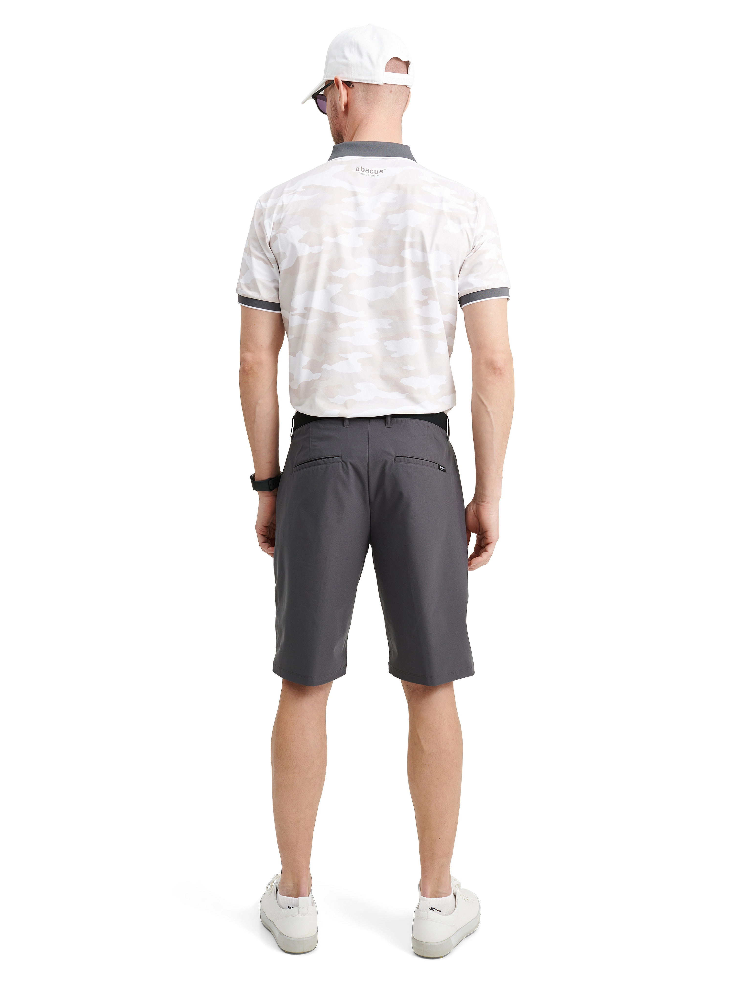 Abacus - Men Mellion Stretch shorts - dk.grey - 3