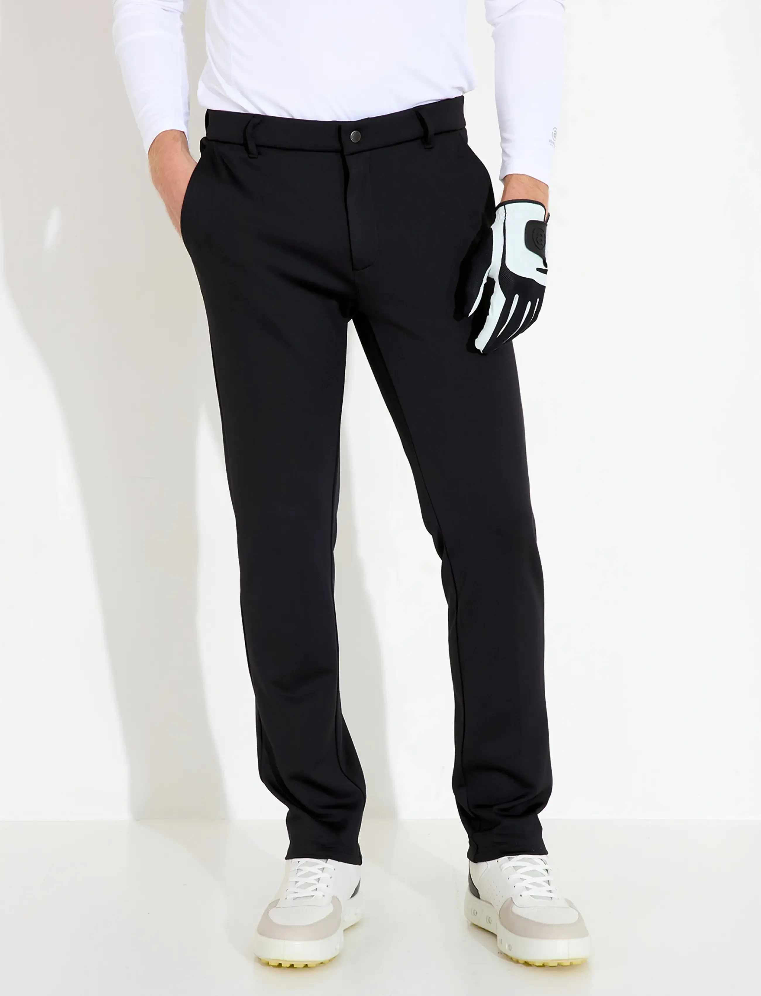 Abacus Mens Jigger Warm Trousers, 28, Sport Pants, Schwarz - Golf Männerswear