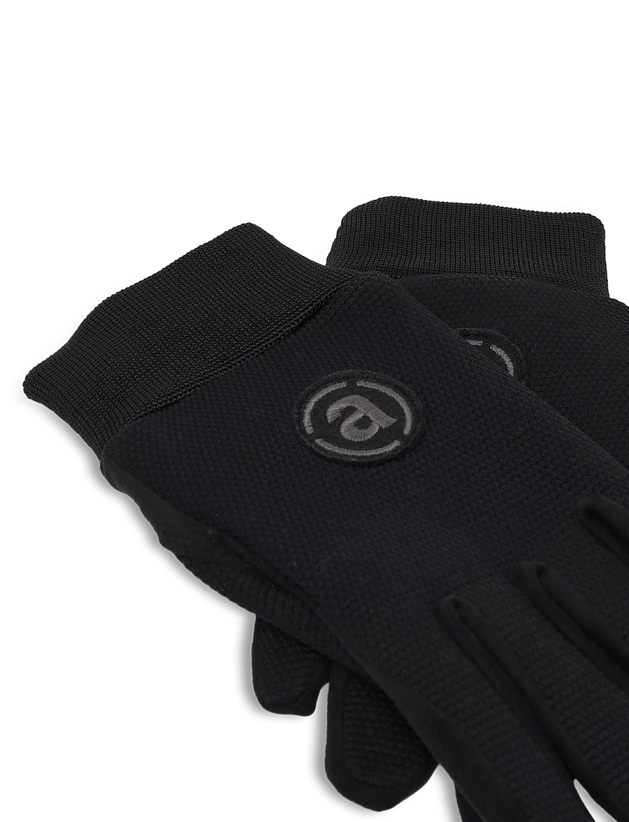 Abacus - Lds abacus warm glove, pair - golfa cimdi - black - 3