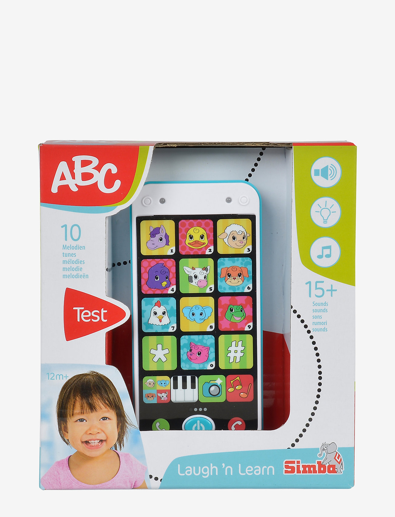 ABC - ABC - Smart Phone w. sound - laveste priser - multi coloured - 2