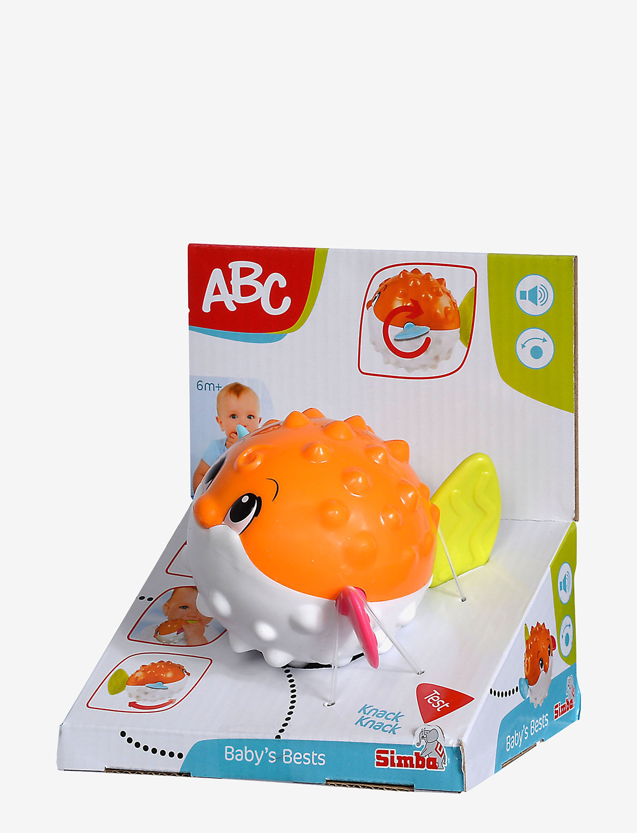 ABC - ABC - colorful Sensor-Fish - julegaver under 300kr - orange - 2
