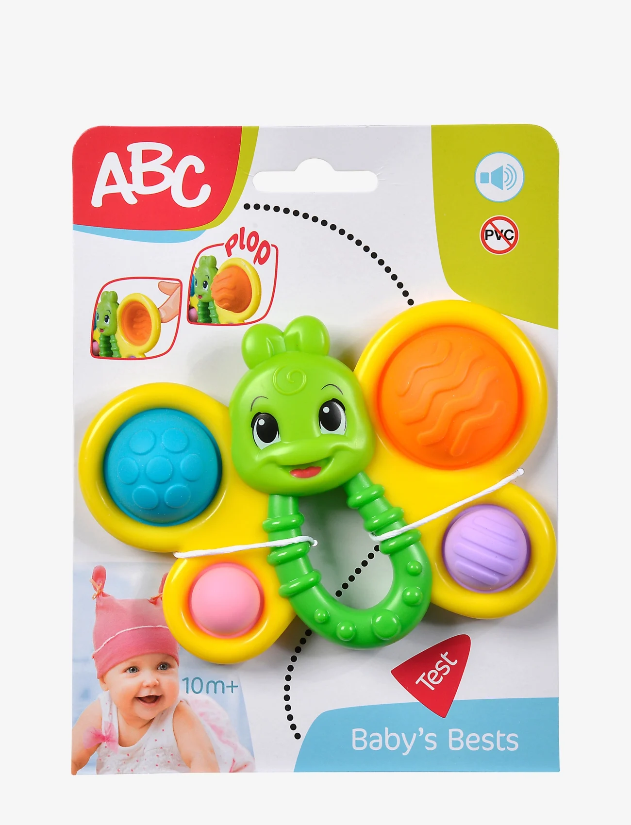 ABC - ABC Funny Butterfly - tegevusmänguasjad - multi coloured - 1
