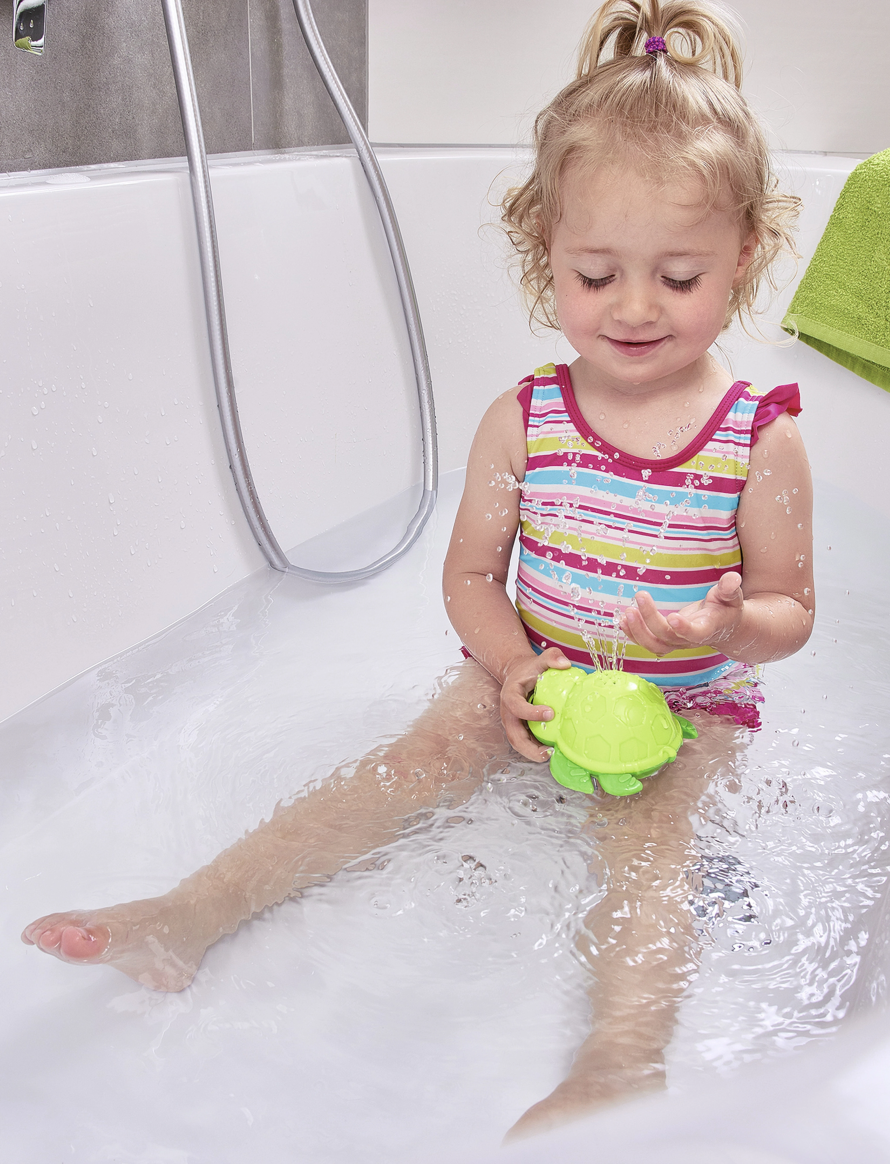 ABC Abc - Bathing Turtle, One Size, Green, Bath & Water Legetøj > Bath Legetøj, Børn