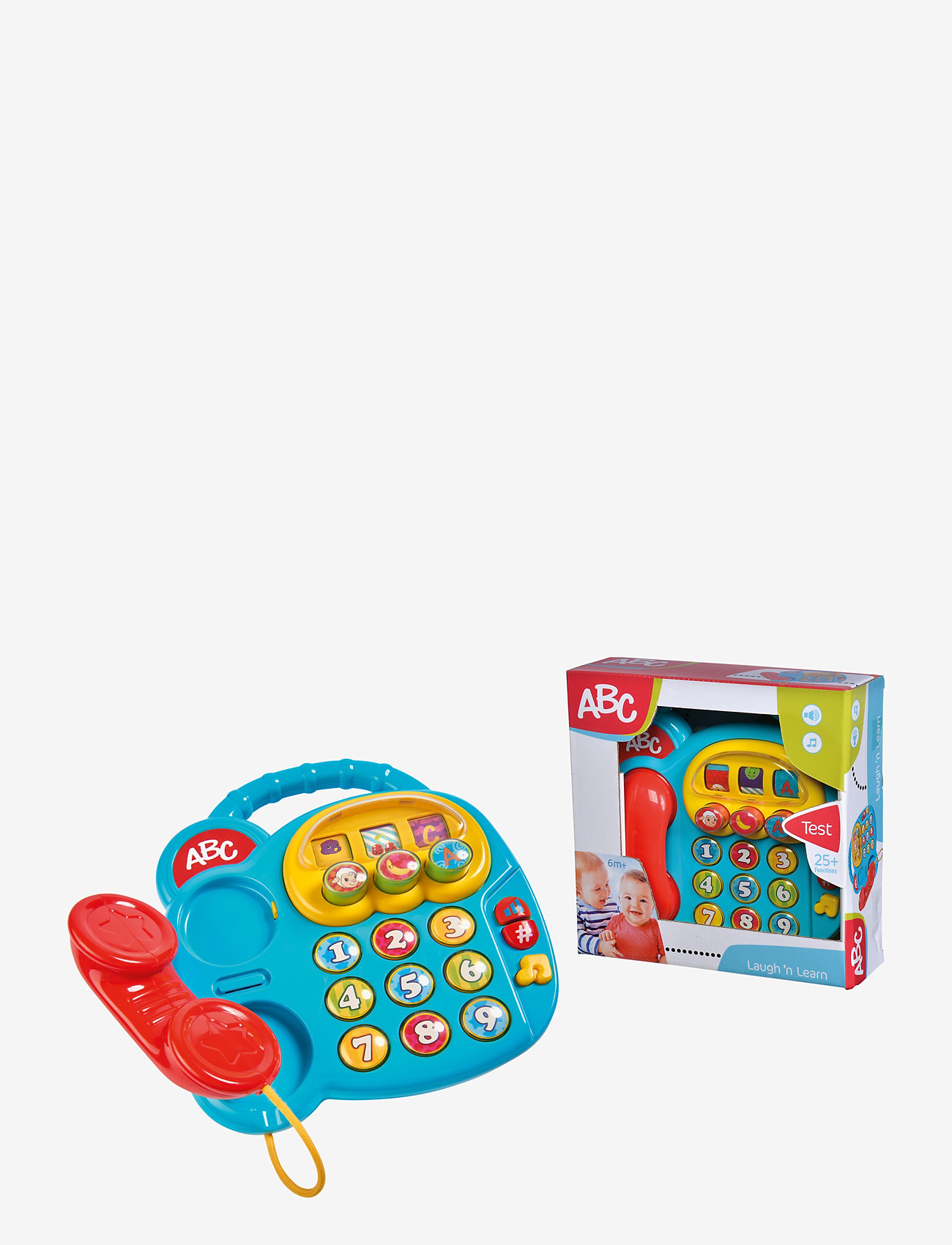 ABC - ABC Colorful Telephone - interaktivt legetøj - multicoloured - 3