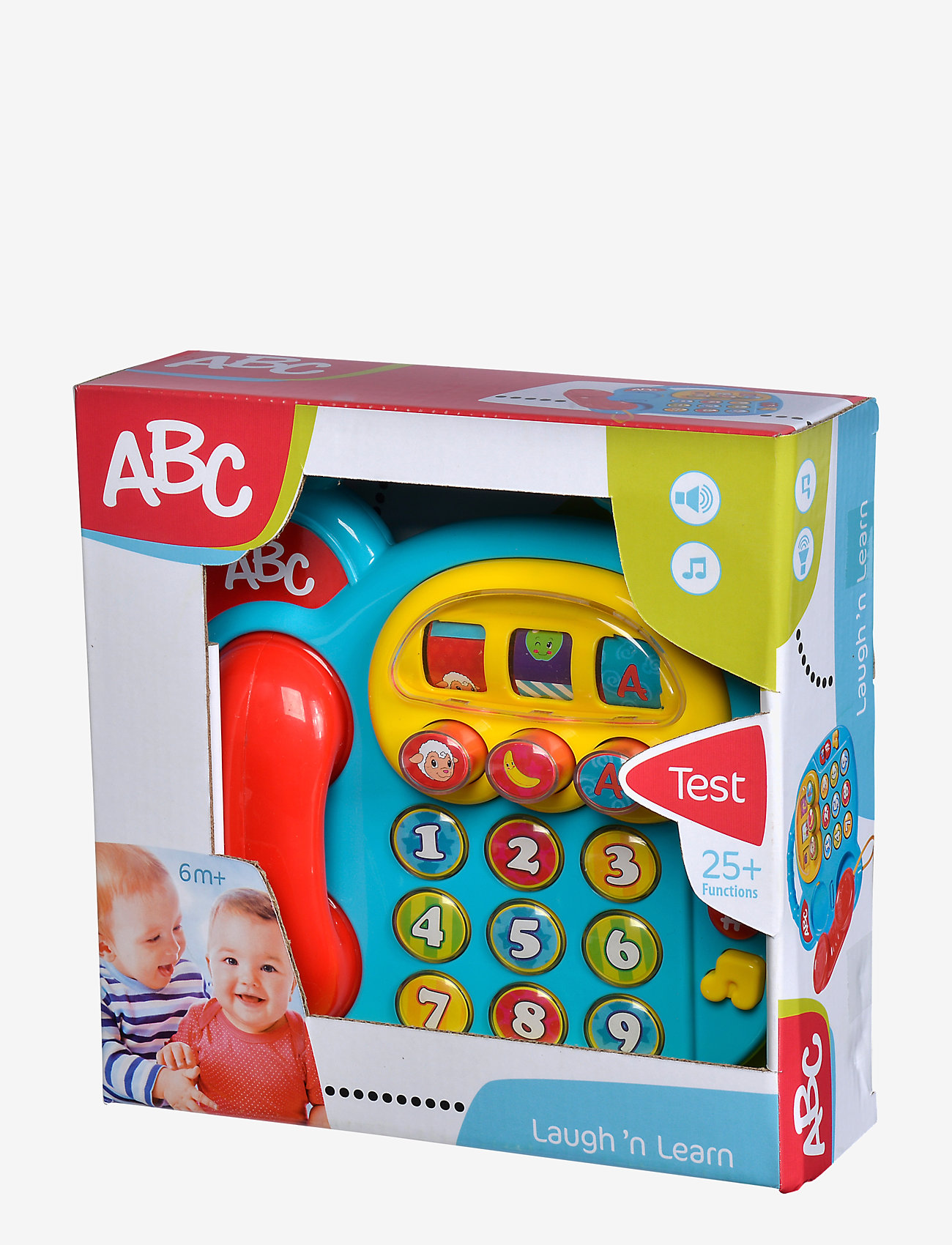 ABC - ABC Colorful Telephone - interaktivt legetøj - multicoloured - 4