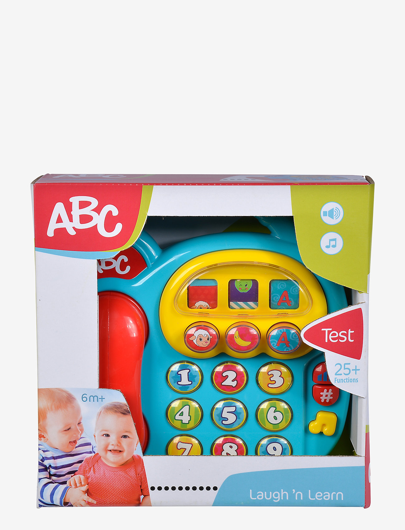 ABC - ABC Colorful Telephone - interaktivt legetøj - multicoloured - 5