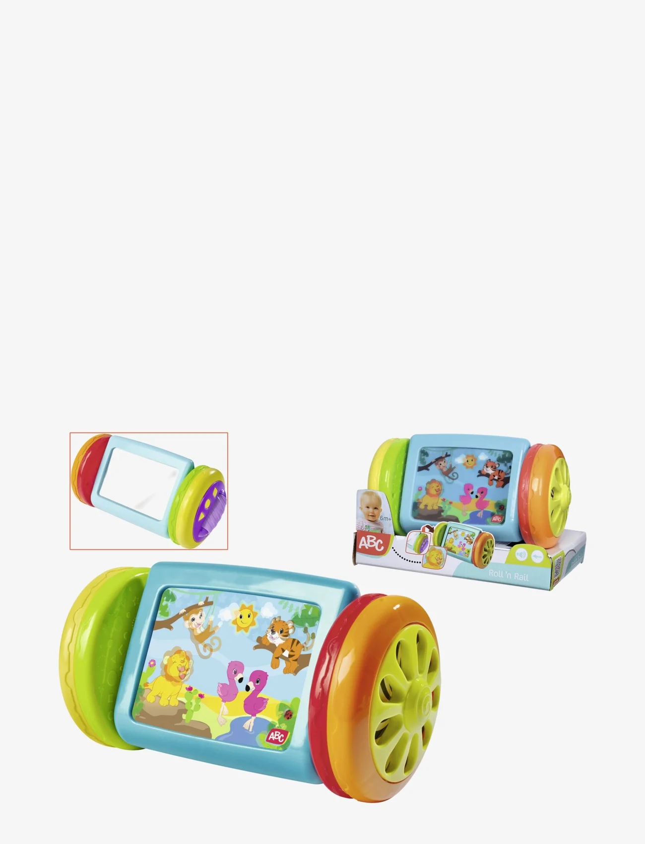 ABC - ABC Rolling Mirror - activity toys - multi coloured - 0