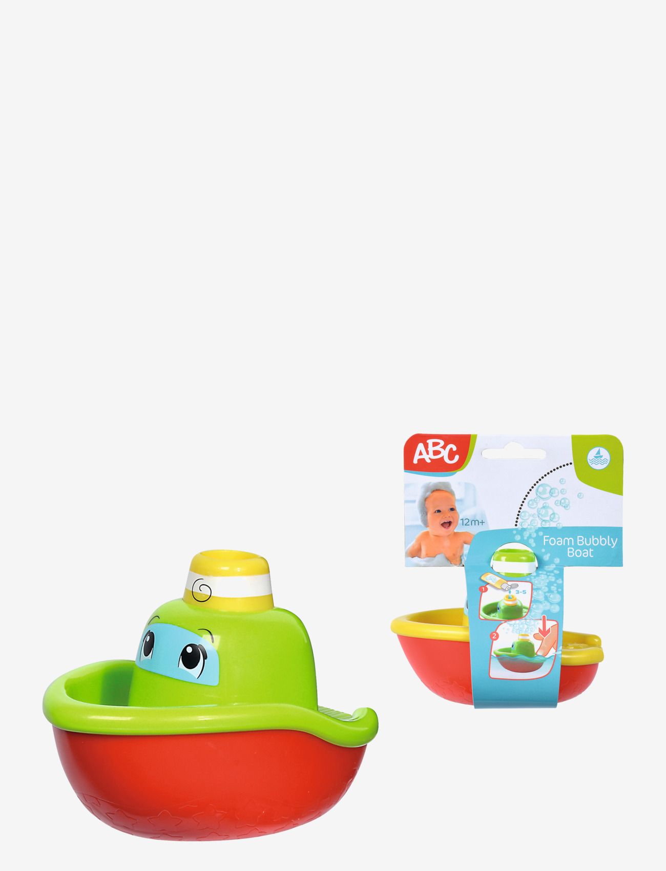 ABC - ABC Foambubble Boat - bath toys - multi coloured - 4