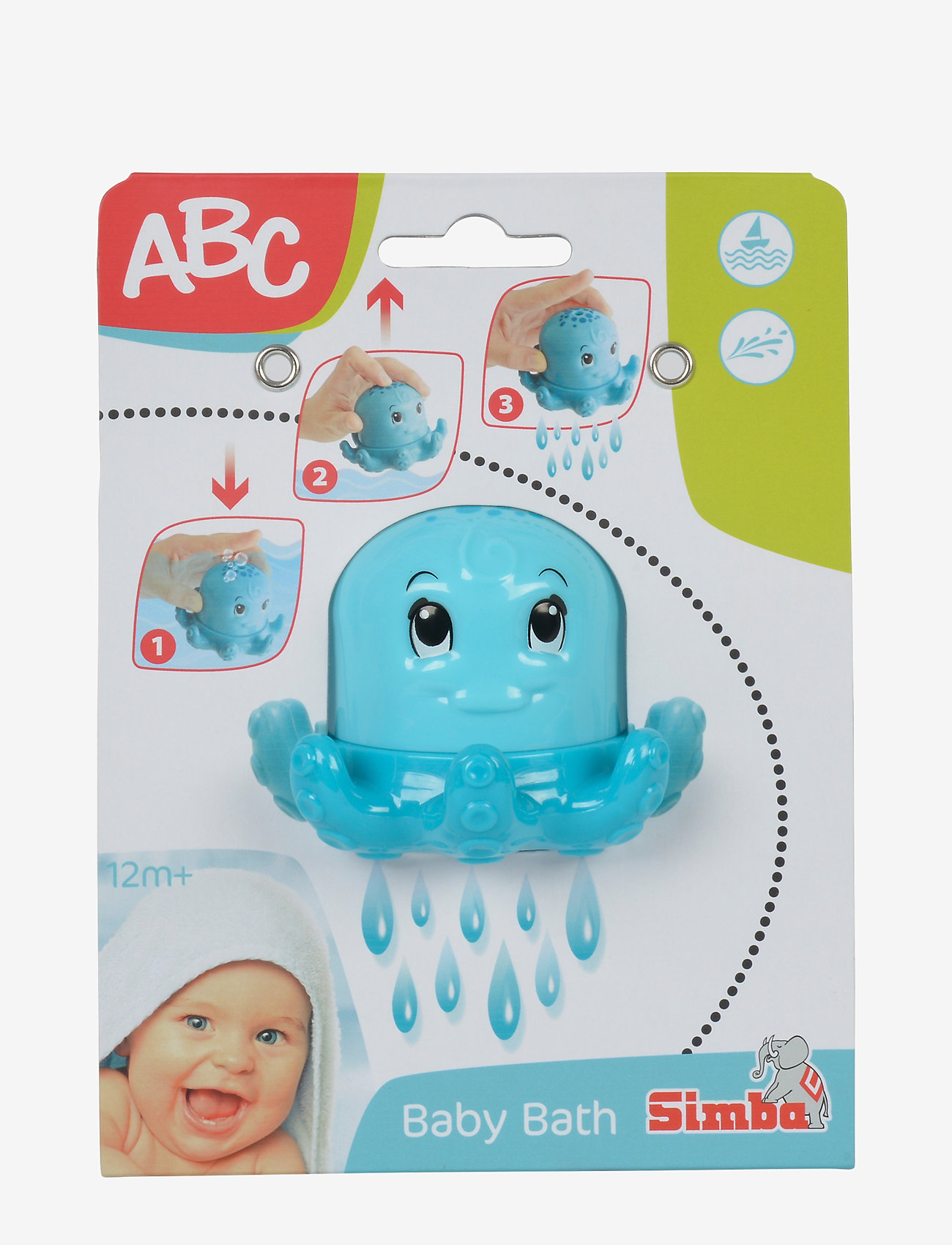 ABC - ABC - Bathing Octopus - bath toys - blue - 2