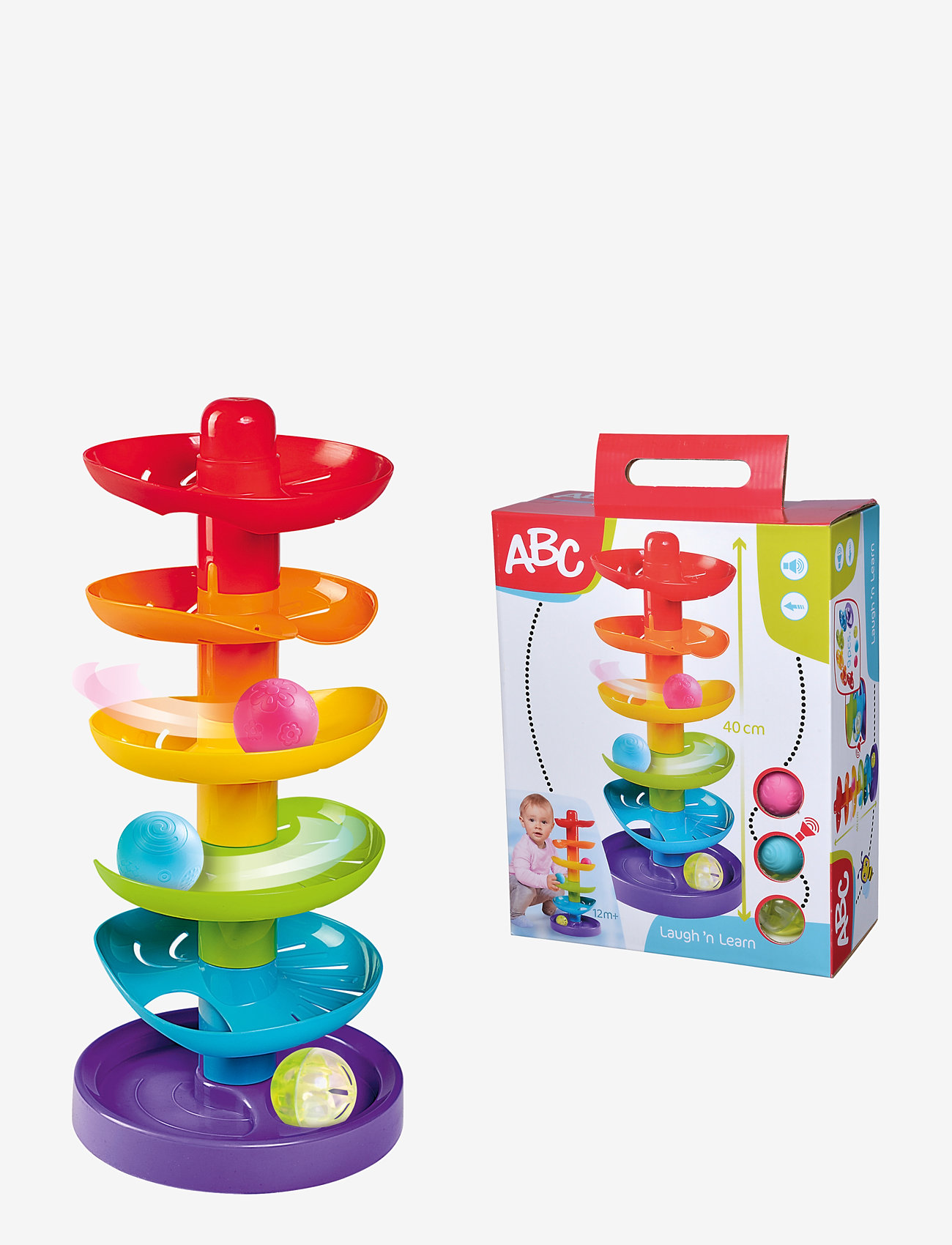 ABC - ABC Rainbow Ball Drop Tower - interaktiiviset lelut - multicoloured - 2
