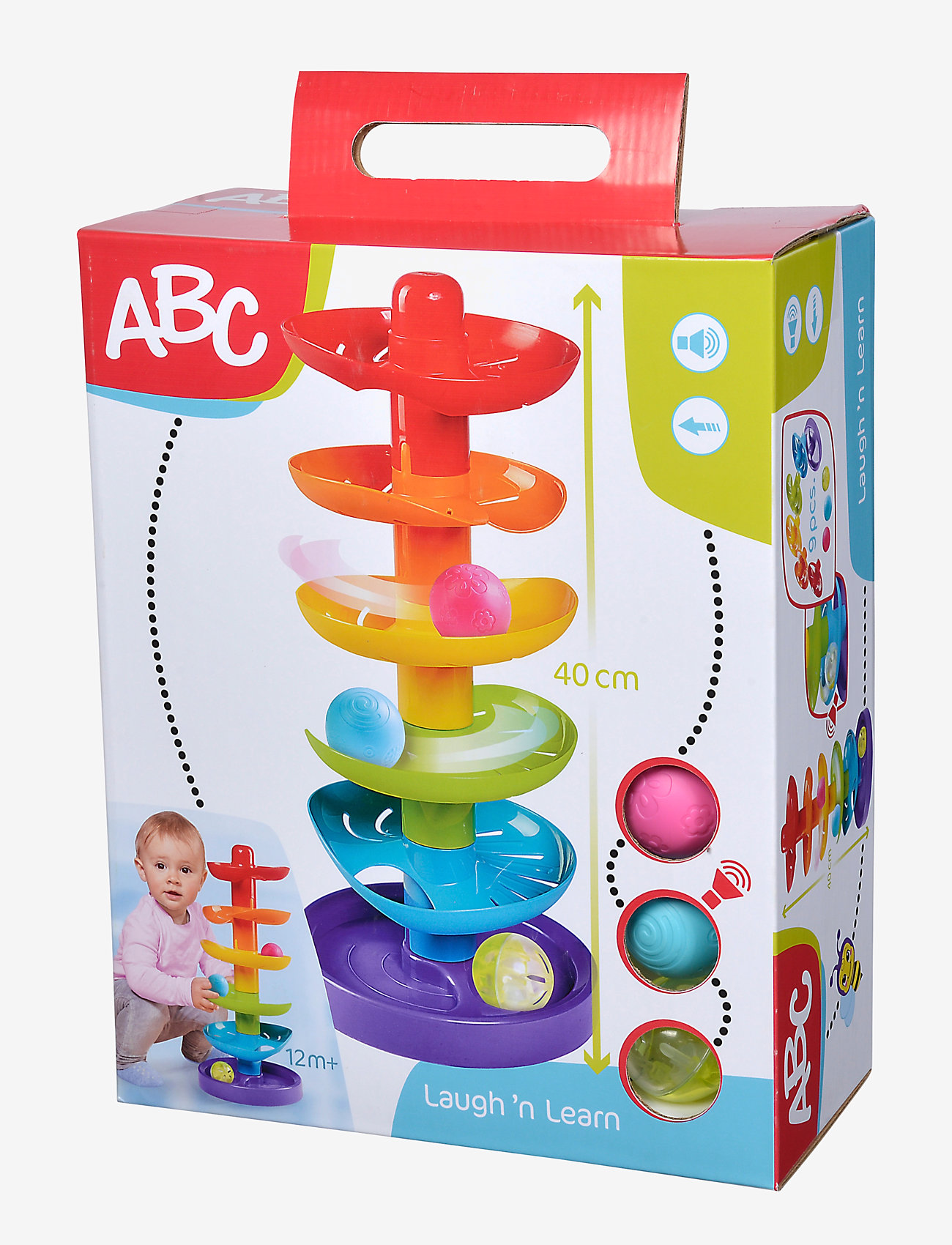 ABC - ABC Rainbow Ball Drop Tower - interaktiiviset lelut - multicoloured - 3