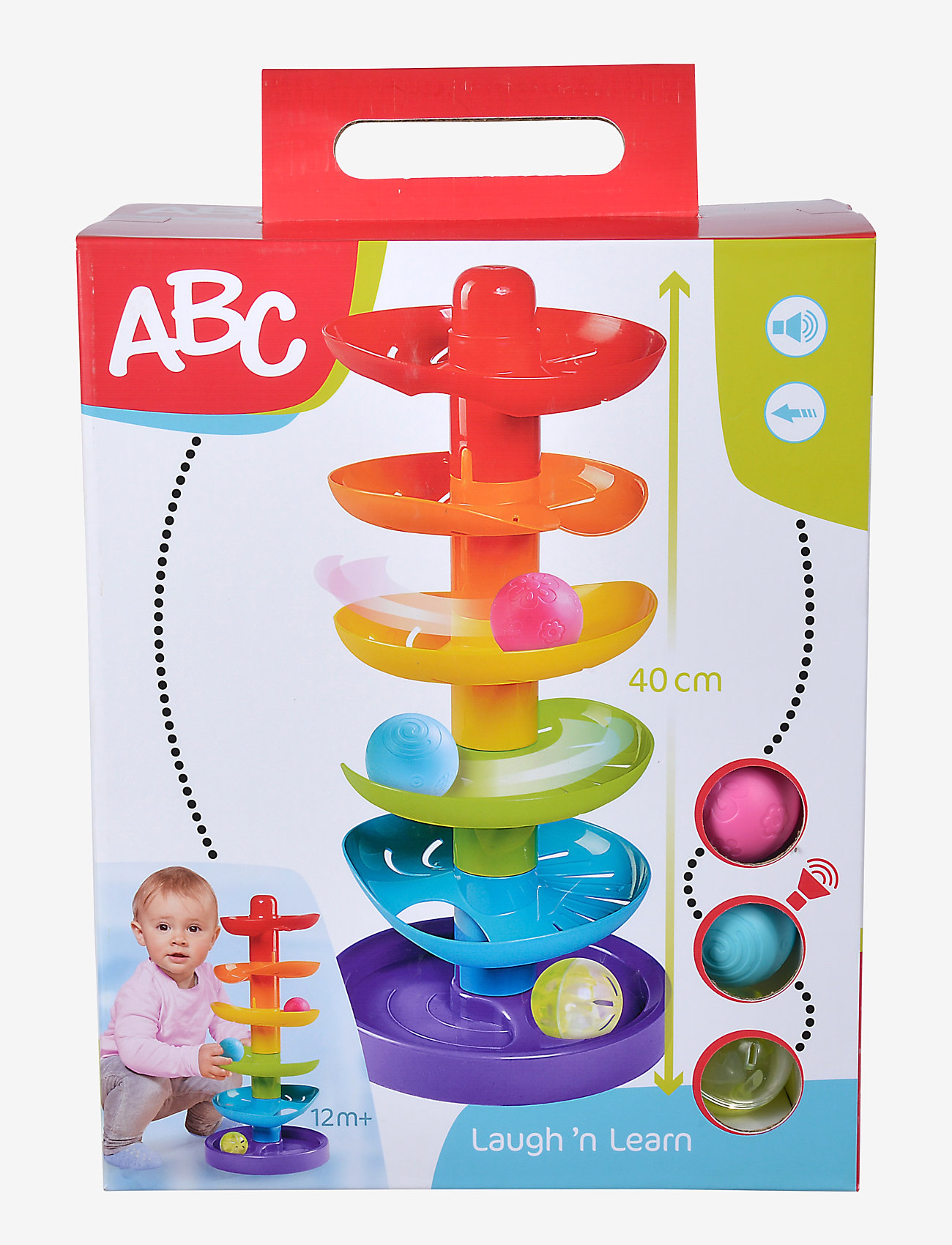 ABC - ABC Rainbow Ball Drop Tower - interaktiiviset lelut - multicoloured - 4