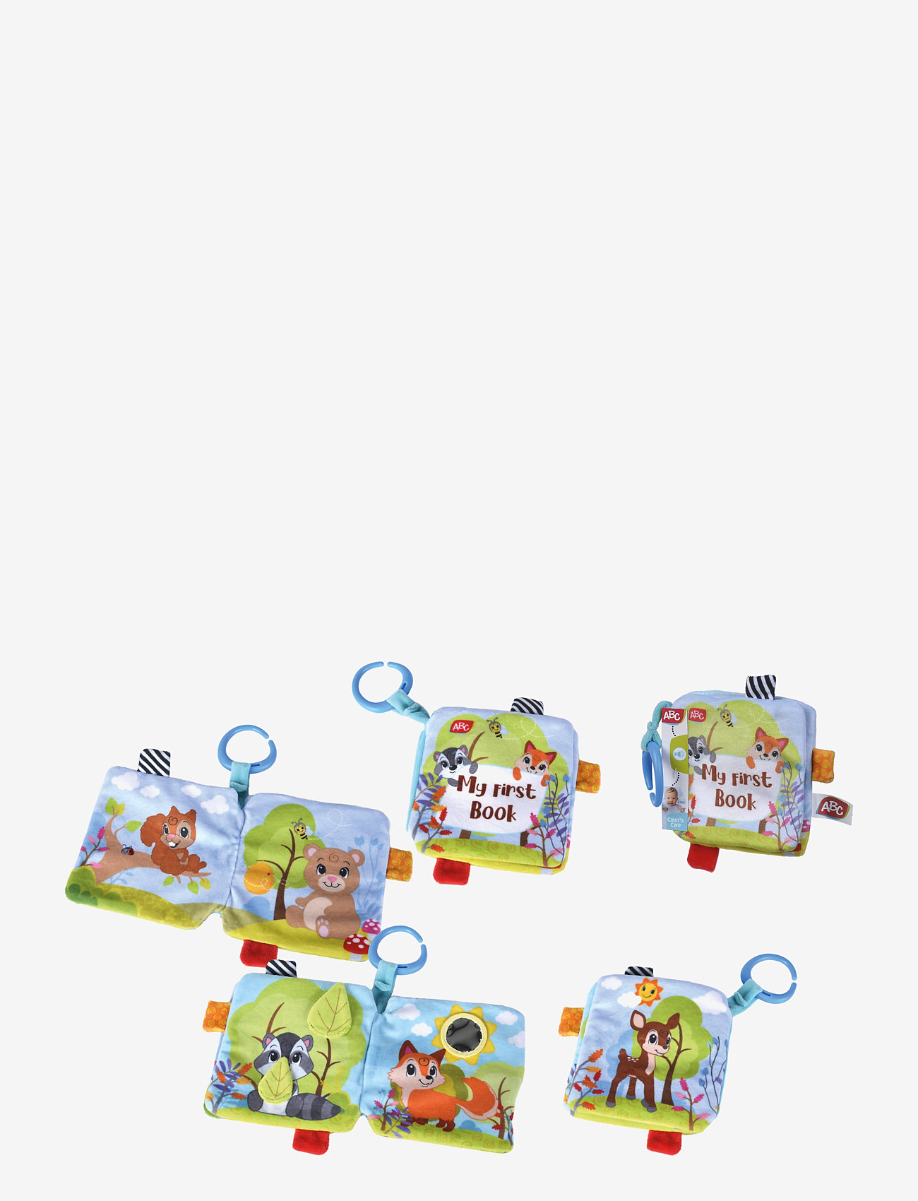 ABC - ABC Forest Friends Plush Book - julegaver under 300kr - multi coloured - 5