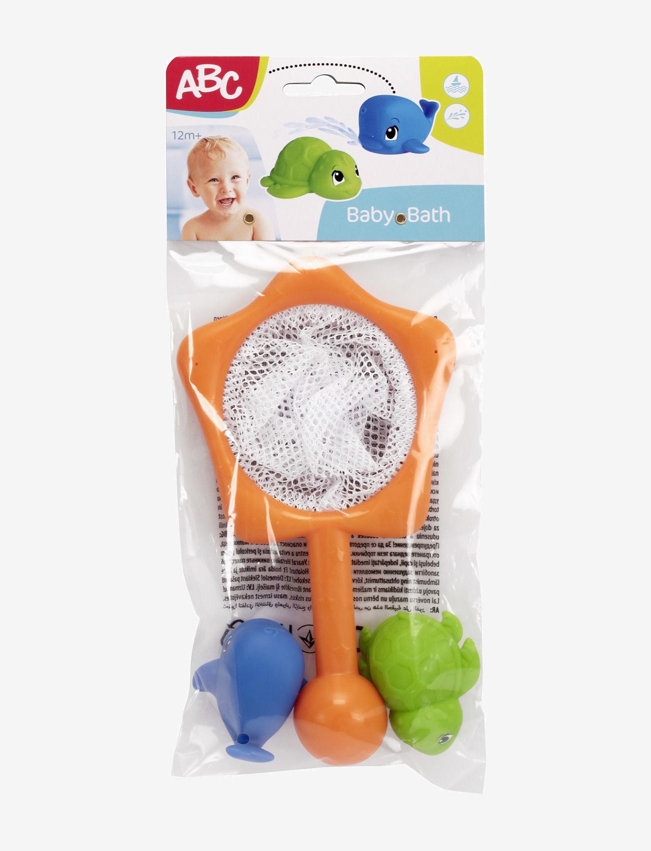 ABC - ABC Baddjur med Fiskehåv - bath toys - multi coloured - 2