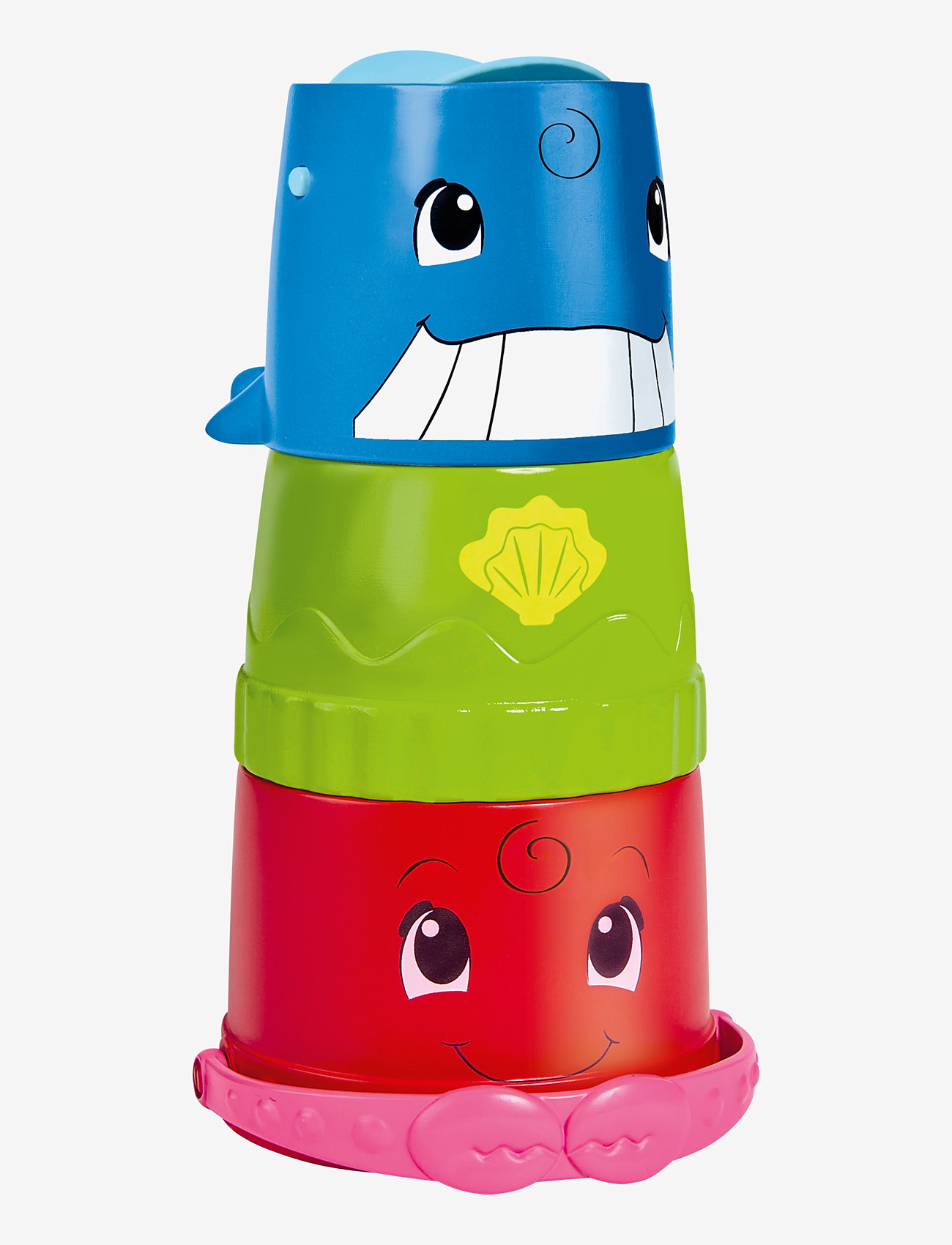 ABC Bucket with Stacking Cups - MULTI COLOURED