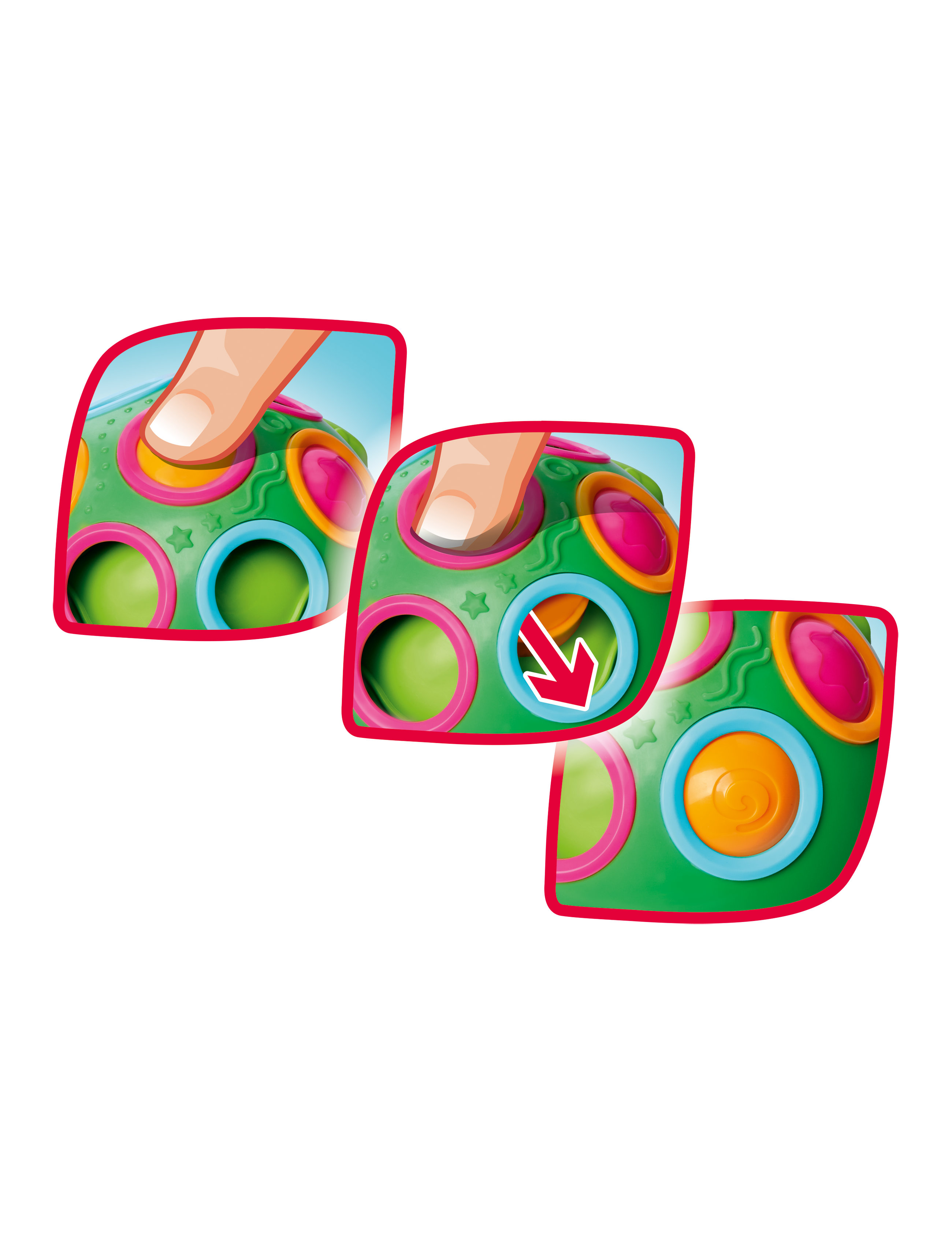 ABC Steffi Loveide'n Match Turtle, Børn, Activity Legetøj, Multi/mønstret, Str: ONE SIZE