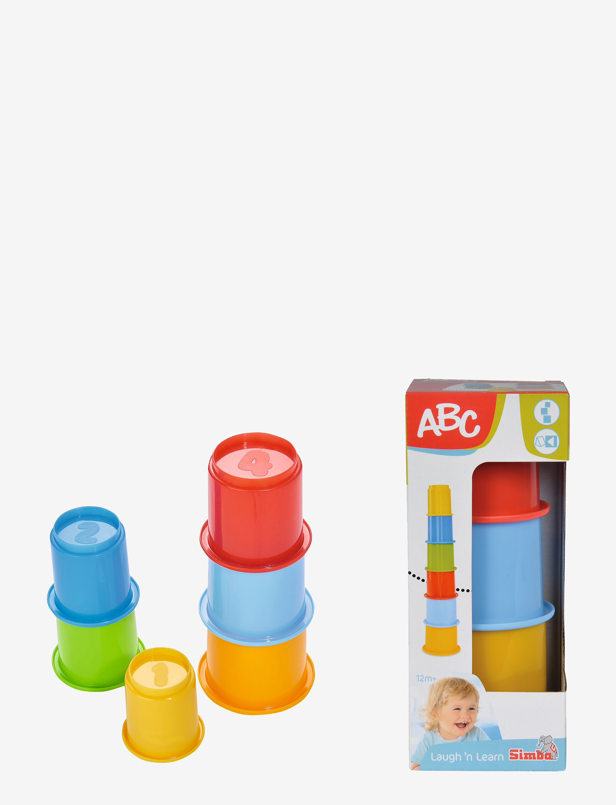 ABC Abc - Stacking Cups Patterned - One Size - Kinder