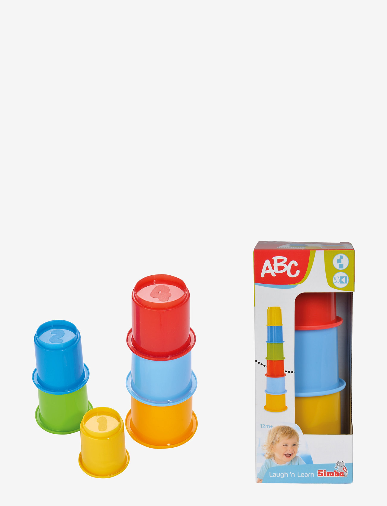 ABC - ABC - Stacking Cups - julklappar under 300kr - multi coloured - 1