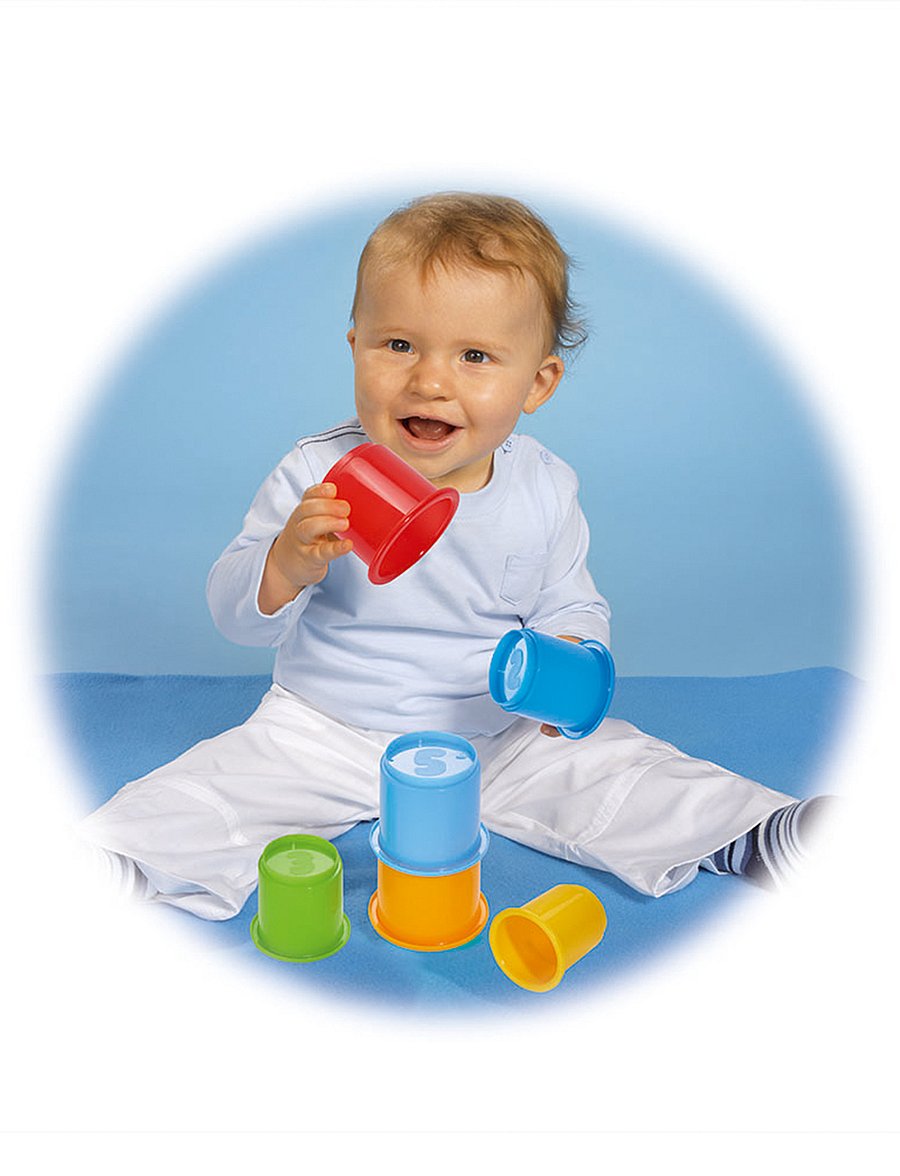 ABC - ABC - Stacking Cups - stapelbare blokk - multi coloured - 0