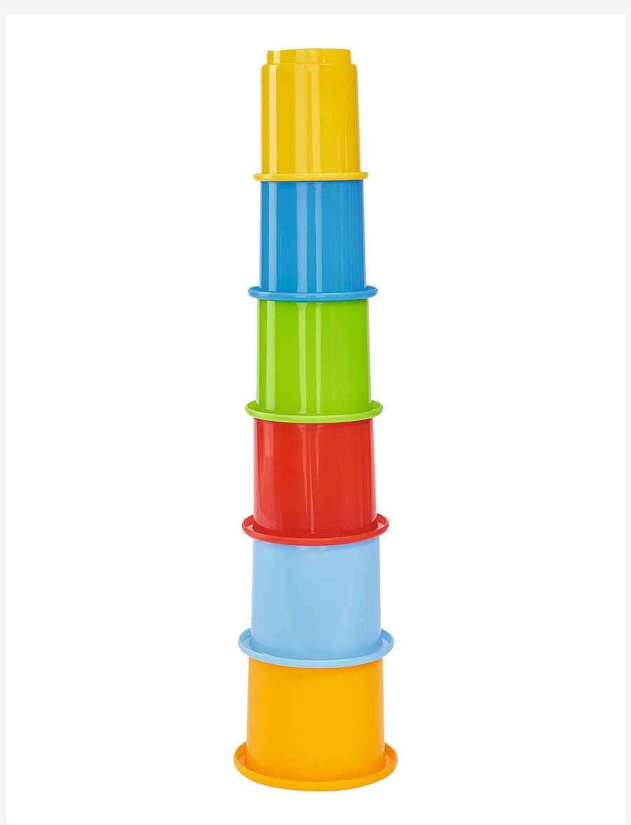 ABC - ABC - Stacking Cups - stapelbare blokk - multi coloured - 4