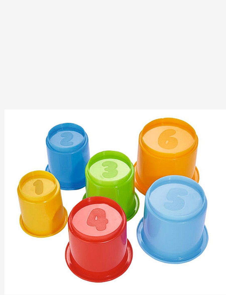 ABC - ABC - Stacking Cups - stapelbare blokk - multi coloured - 5