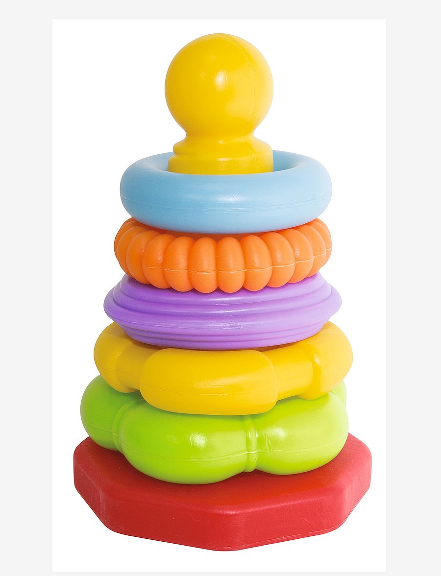 ABC - ABC - Stacking Ring Pyramid - stapelbare blokk - multi coloured - 2