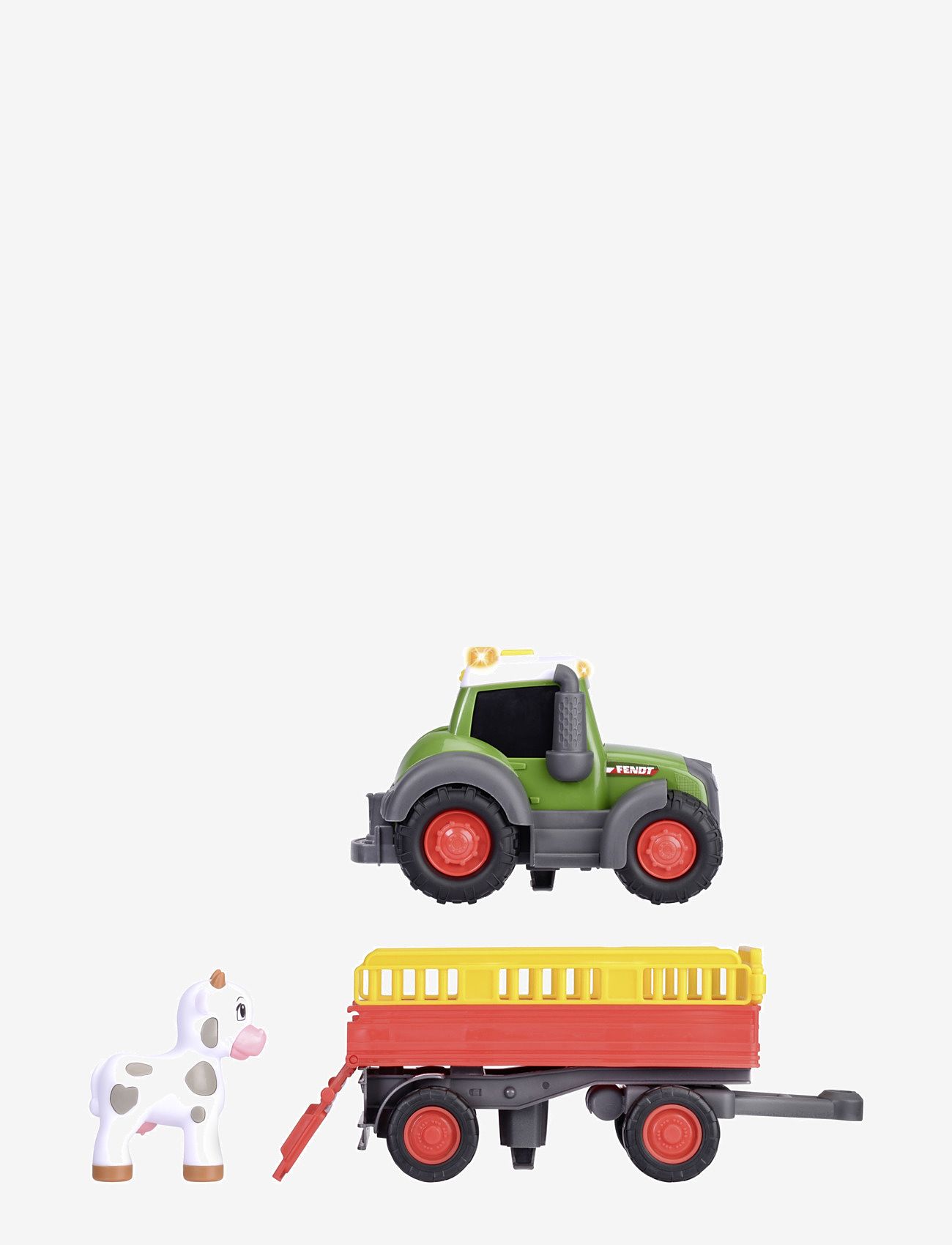ABC - ABC Fendt Traktor Med Släp, 30 cm - tractors - multi coloured - 5