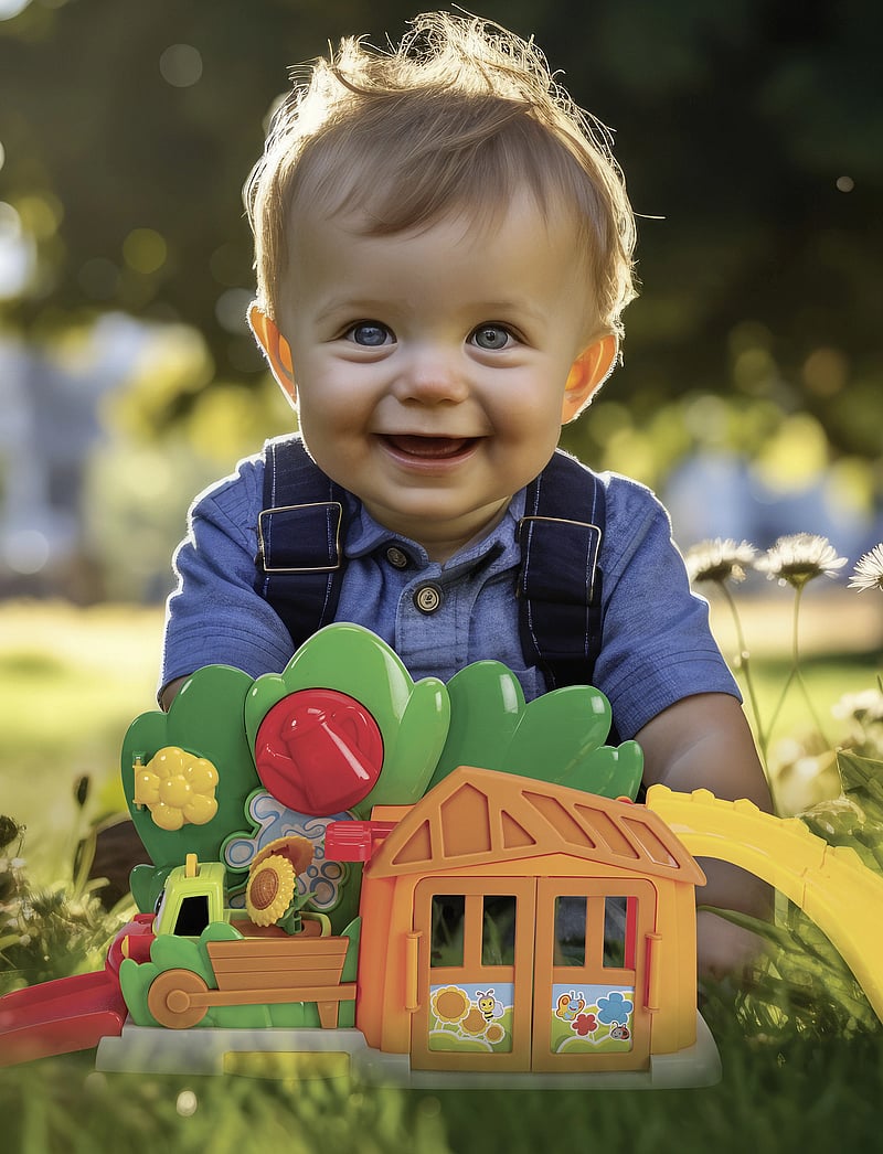 ABC - ABC Flower Fun House lekset med leksaksbil - spiel-sets - multi coloured - 0