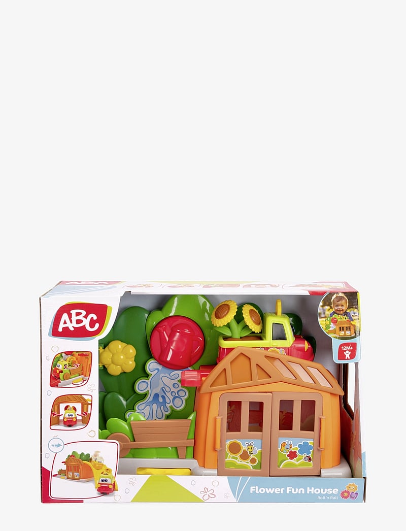 ABC - ABC Flower Fun House lekset med leksaksbil - spiel-sets - multi coloured - 3