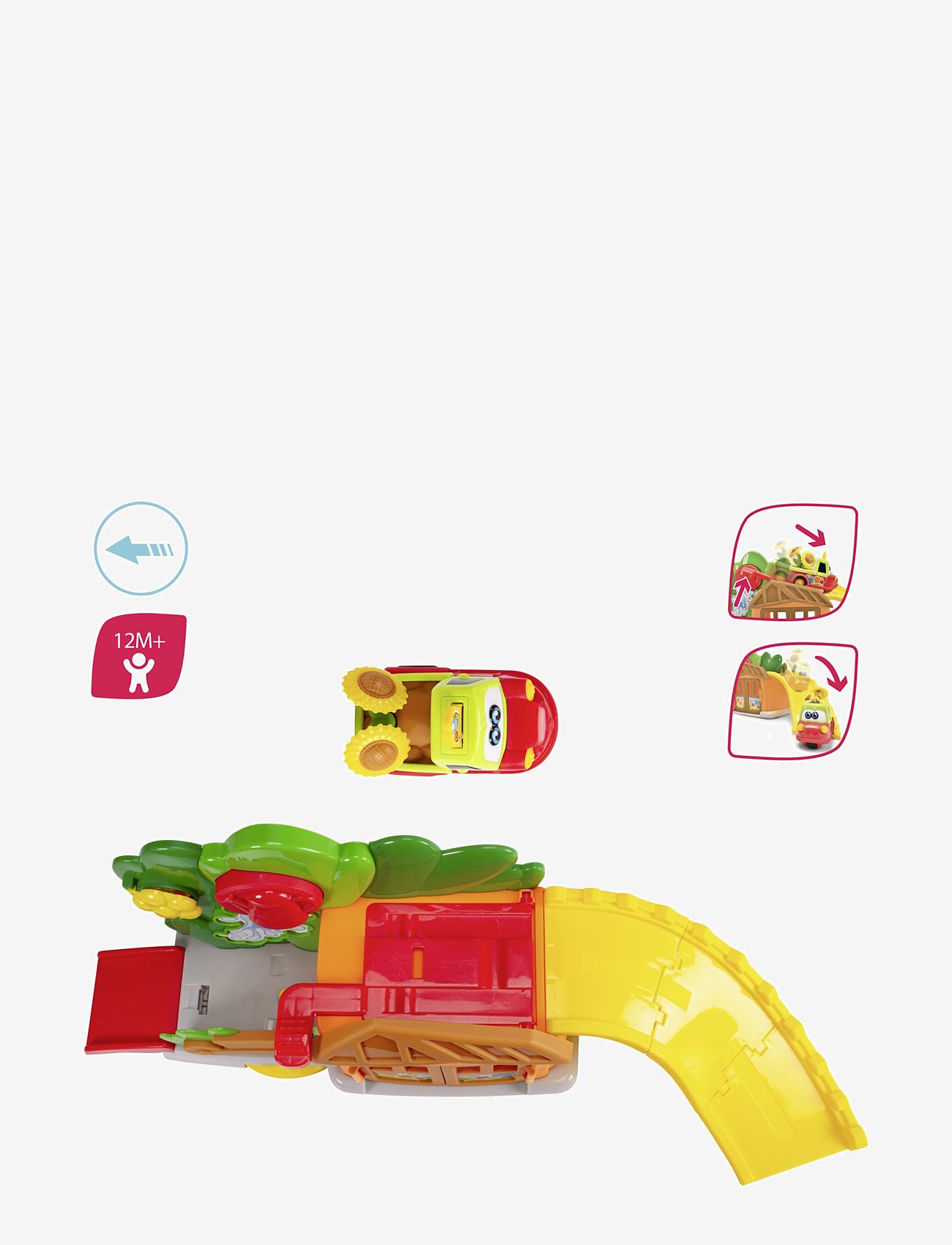 ABC - ABC Flower Fun House lekset med leksaksbil - spiel-sets - multi coloured - 5