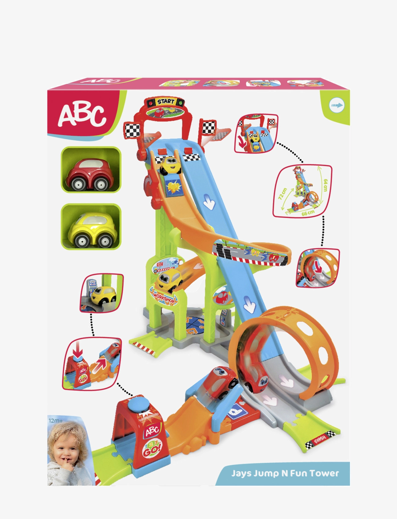ABC - ABC Jays Jump N Fun Tower Bilbana - race tracks - multi coloured - 2