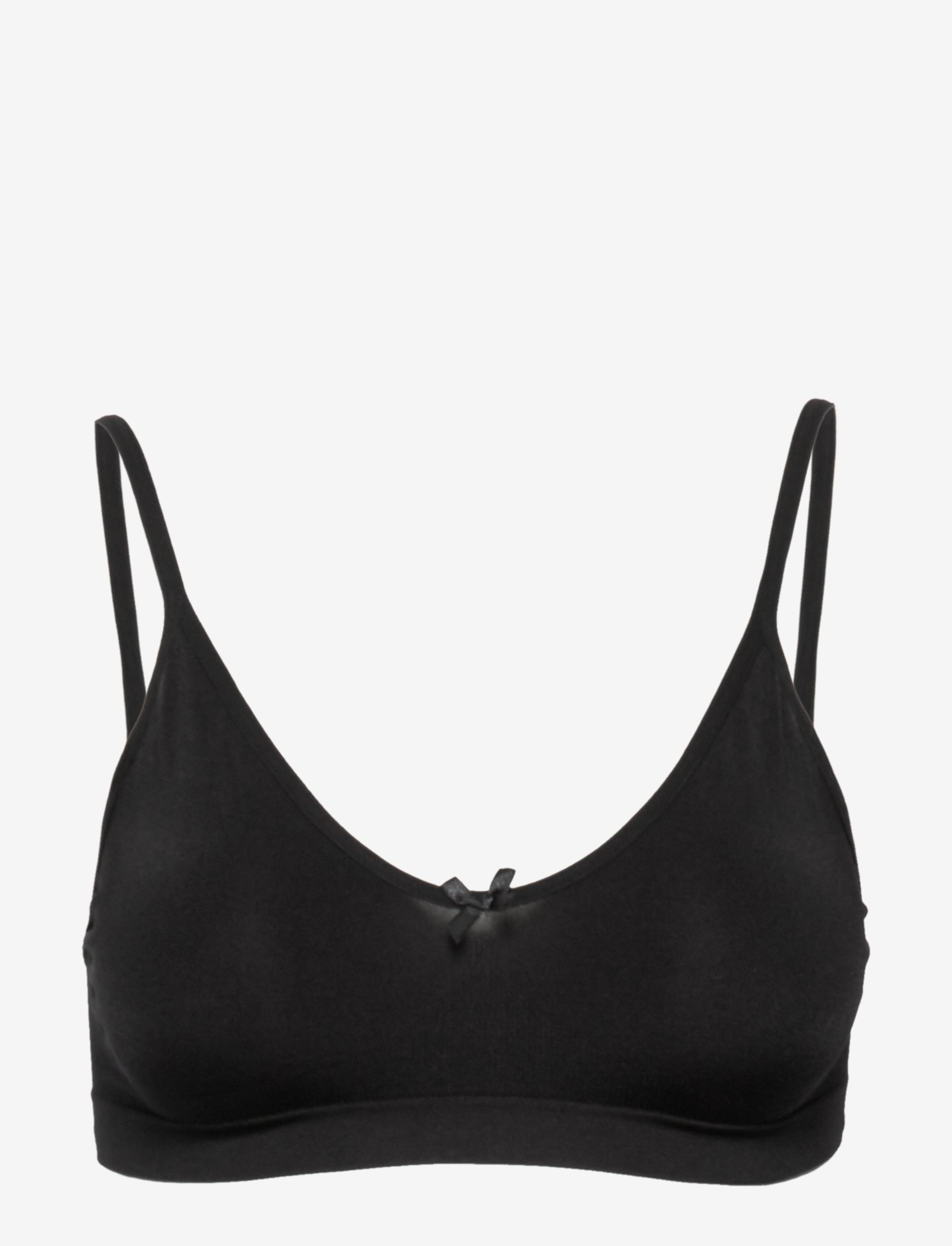 LITTLE WONDER SEAMLESS TOP - BLACK