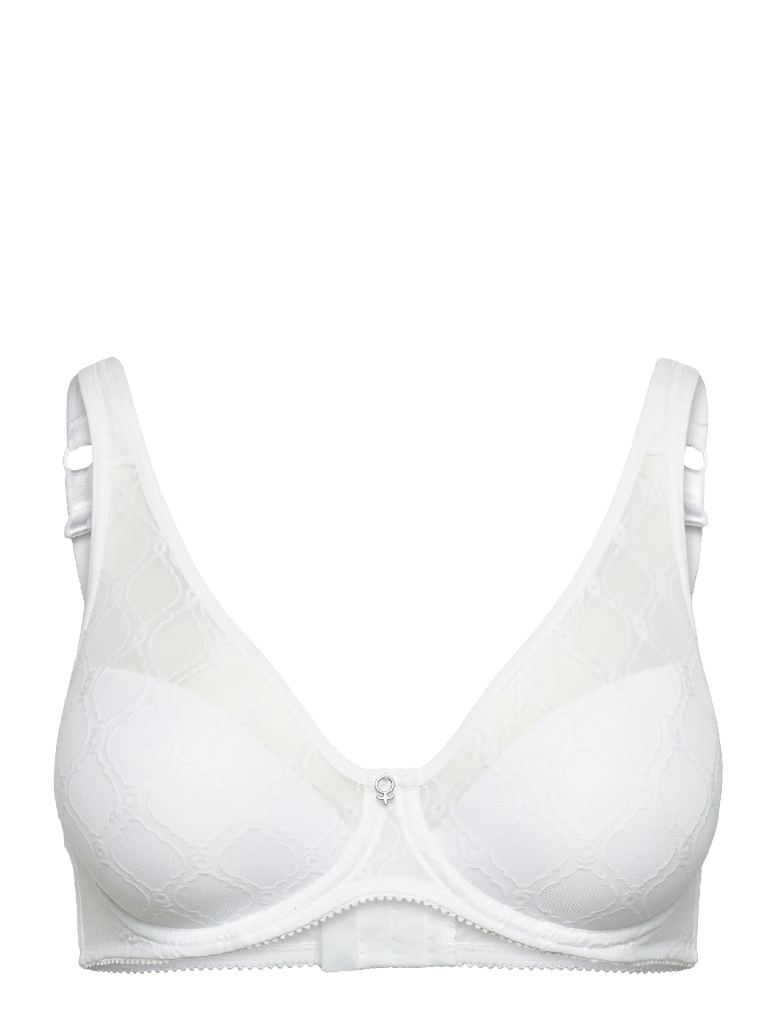 Abecita Rita Wire Bra Padded Moulded, 75 C, Bras & Oberteile, Weiß - Push Up Bras, Frauen